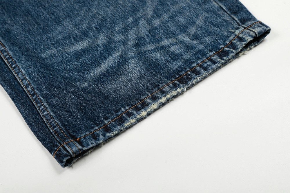 Vintage Retro street style punk distressed washed jeans Size US 32 / EU 48 - 6 Thumbnail