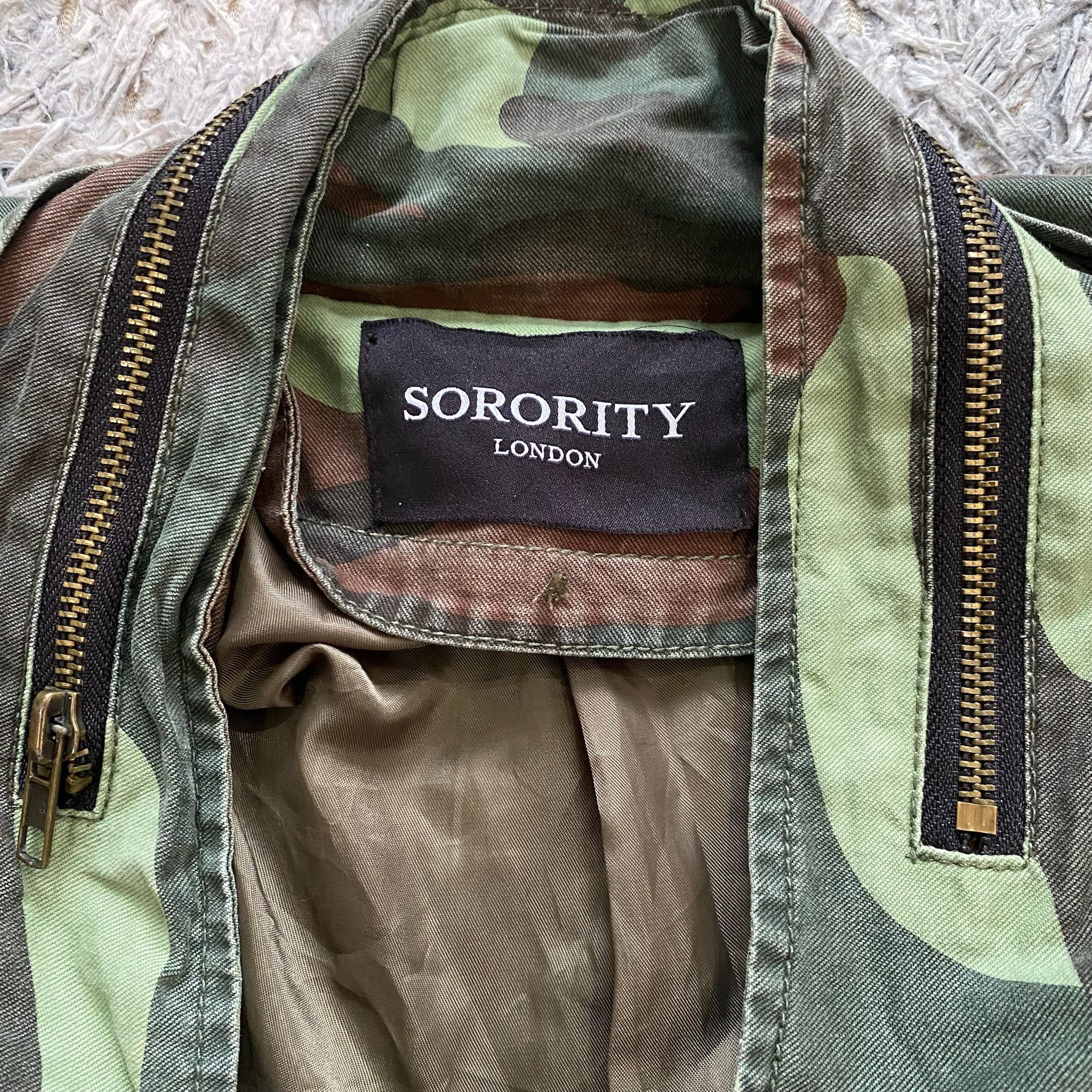 Other Sorority London Camouflage Army Military Streetwear Jacket Size US M / EU 48-50 / 2 - 7 Thumbnail