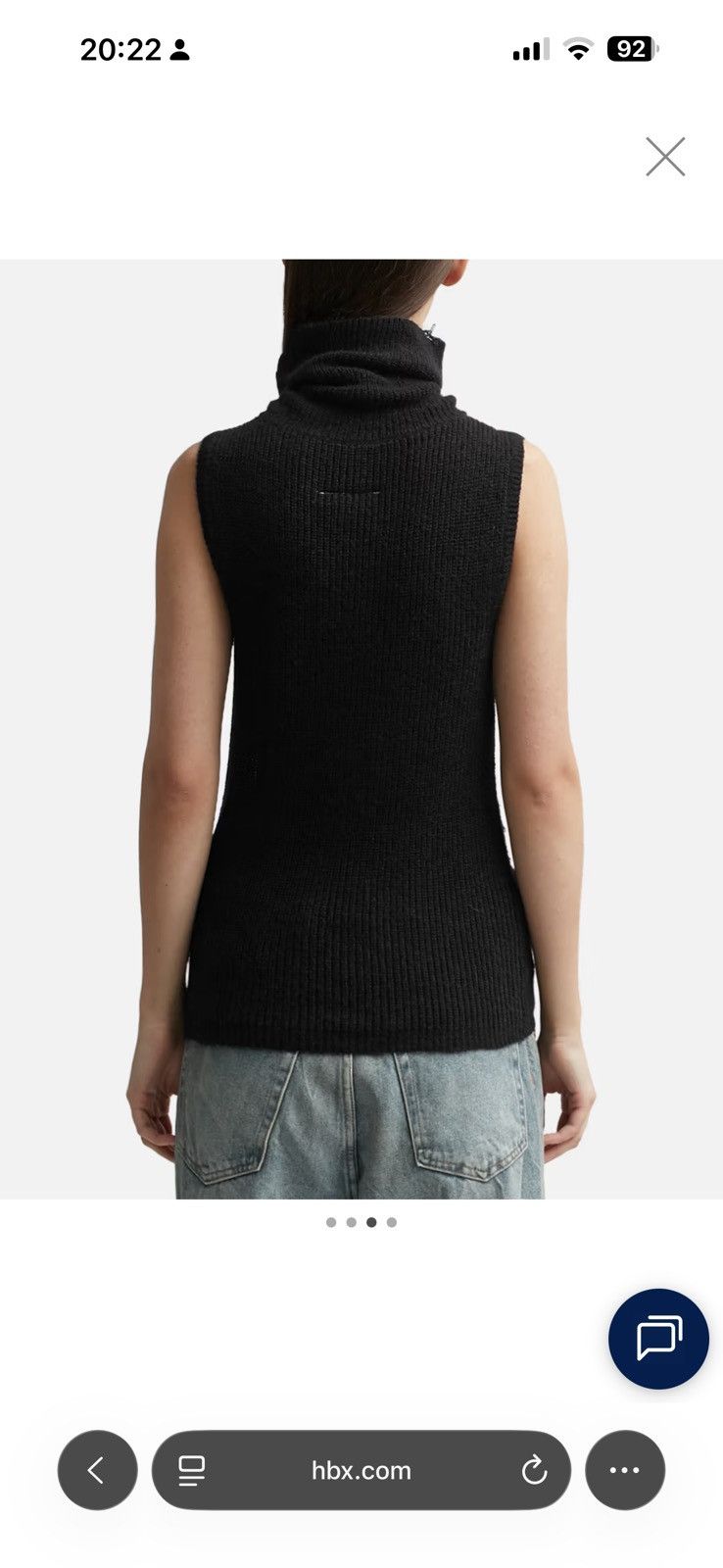 MM6 MM6 Black Cut Out Turtleneck Size XS / US 0-2 / IT 36-38 - 6 Thumbnail