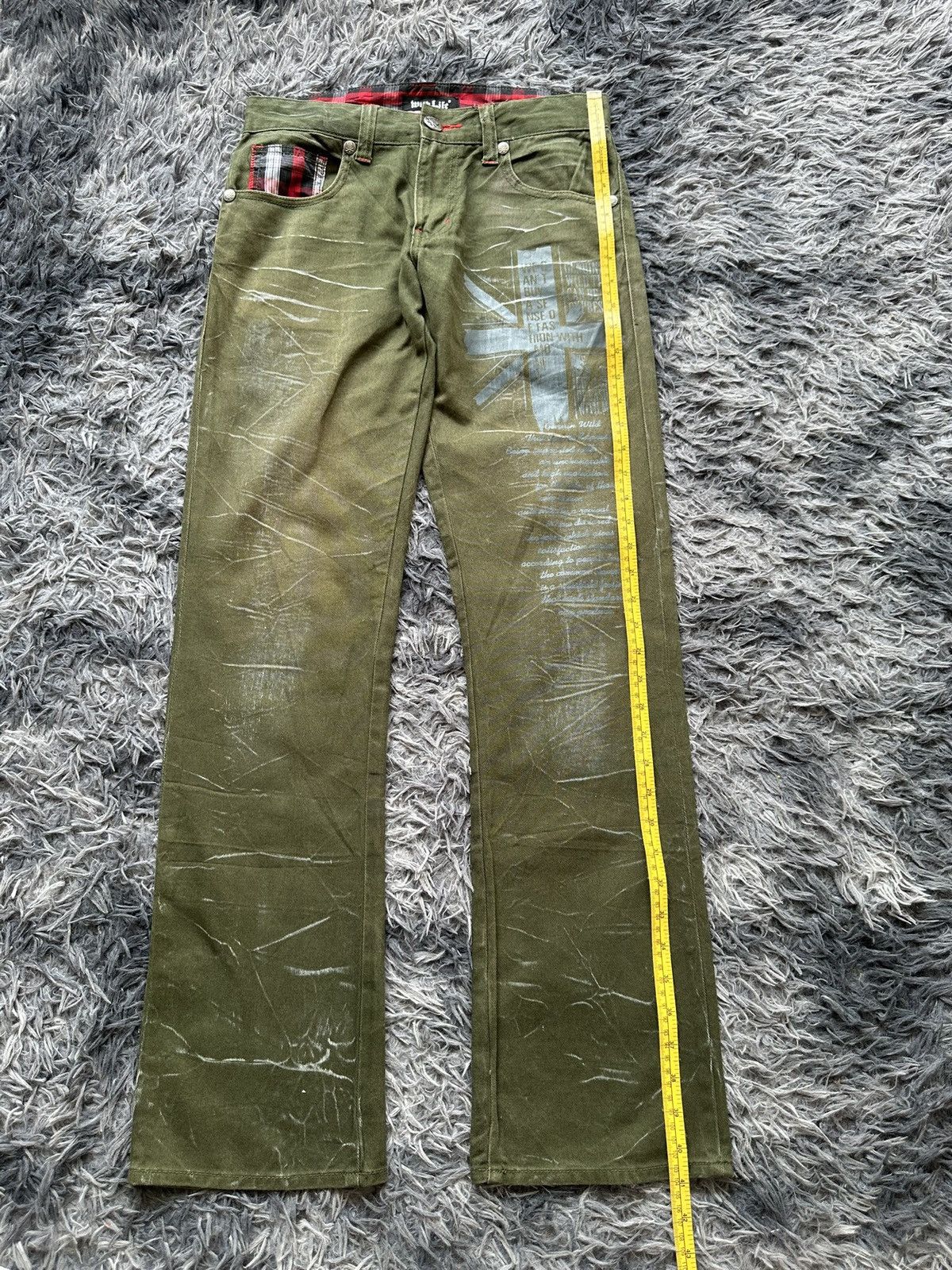 If Six Was Nine 00's Wild Life punk gothic statement pant Size US 30 / EU 46 - 12 Thumbnail