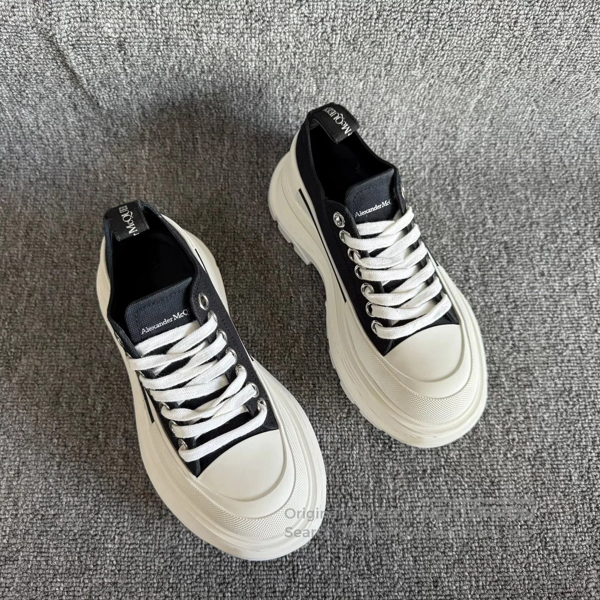 Alexander McQueen Alexander McQueen Platform Canvas Shoes 35. Size US 4 / IT 34 - 6 Thumbnail