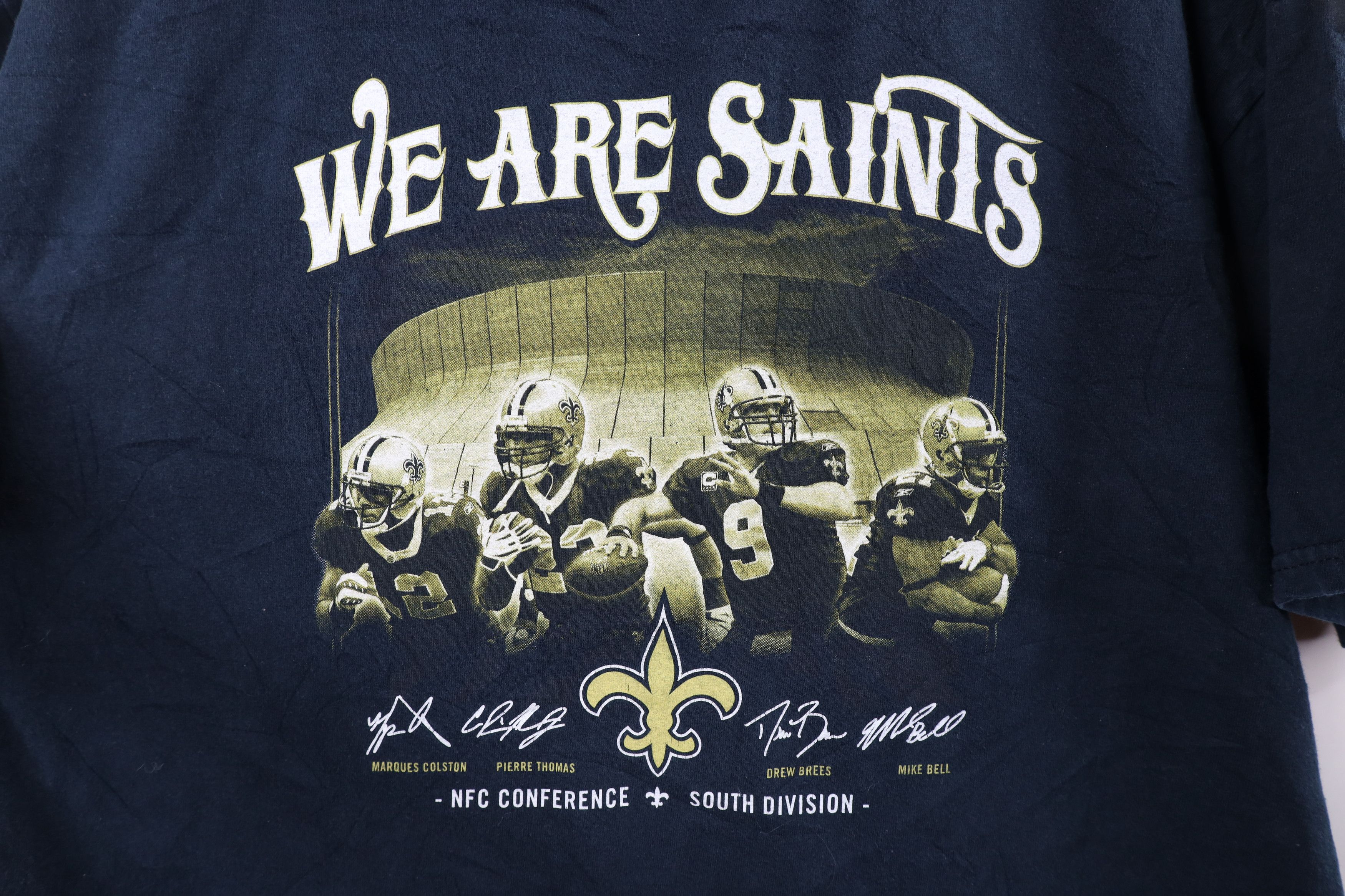 Reebok Vintage Reebok Saints New Orleans Saints Football T-Shirt Size US XL / EU 56 / 4 - 4 Thumbnail