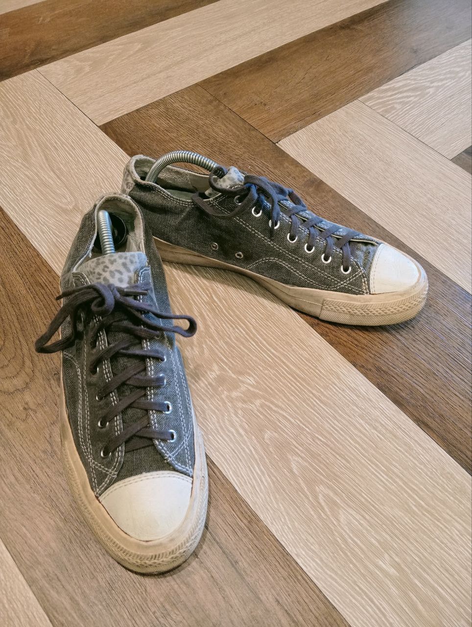 Visvim VISVIM SKAGWAY DENIM LEOPARD LOW CUT SNEAKERS - 9 US Size US 9 / EU 42 - 19 Thumbnail