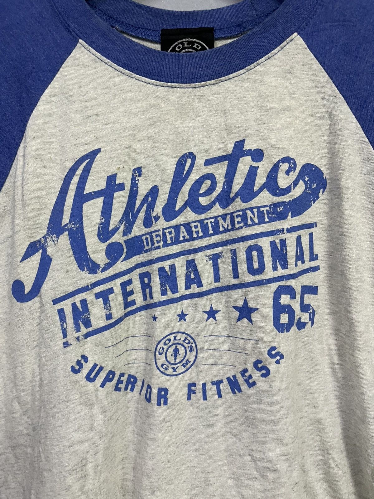 Vintage VINTAGE 3Q ATHLETIC DEPARTMENT UNDER LICENSE FROM GOLDS GYM Size US S / EU 44-46 / 1 - 3 Thumbnail