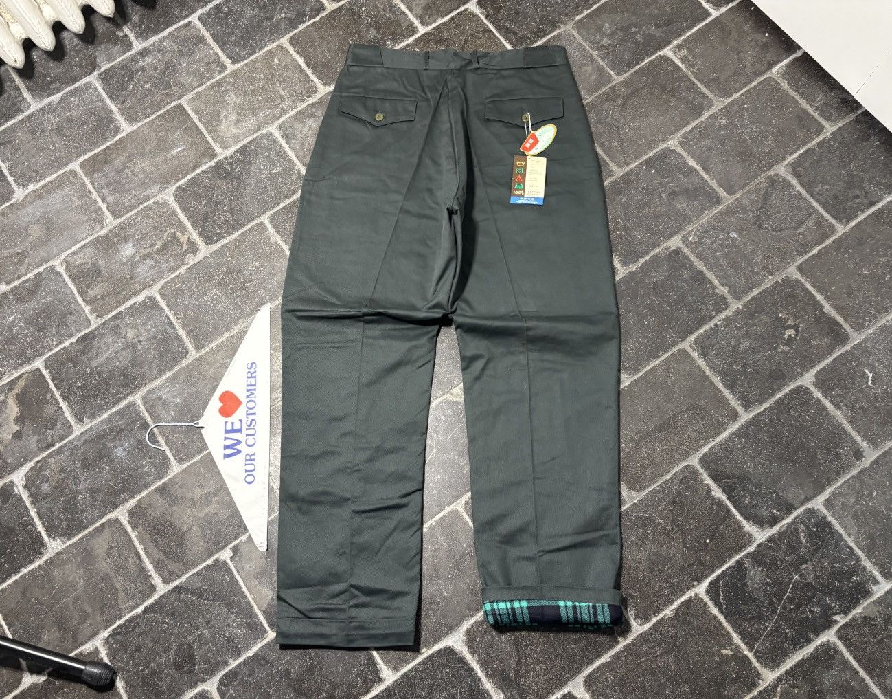 Vintage Vintage Champion Flannel Lined Trousers 1970s Deadstock Pant Size US 31 - 20 Thumbnail