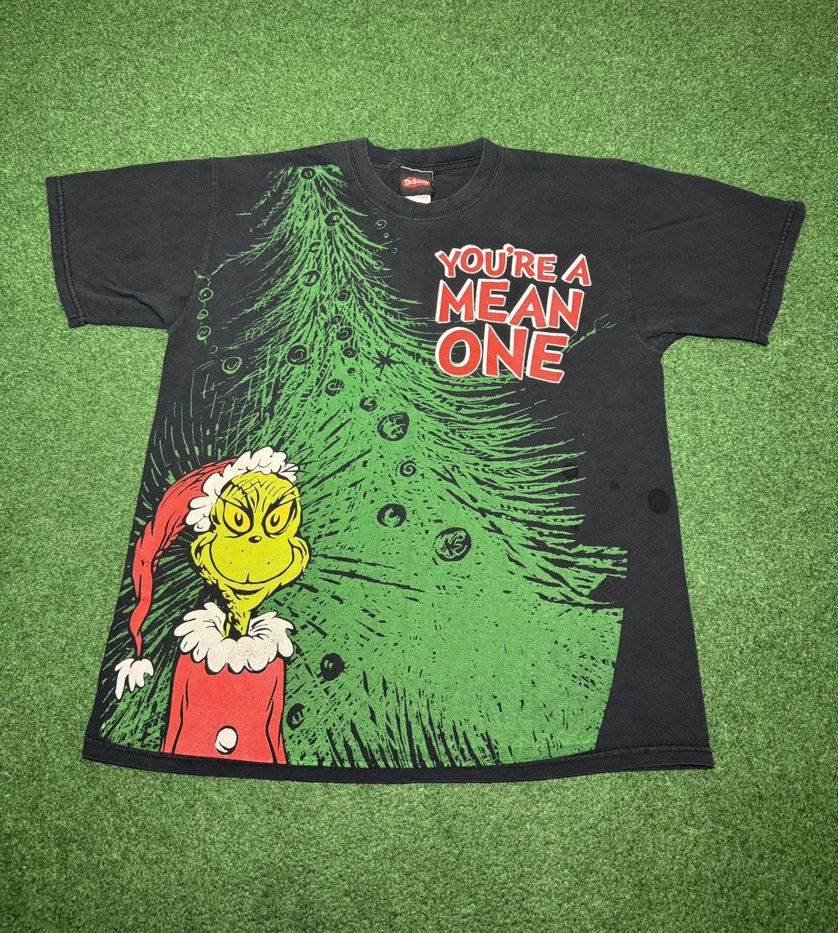 Vintage Vintage Dr Suess The Grinch Christmas Cartoon T Shirt Size US L / EU 52-54 / 3 - 1 Thumbnail