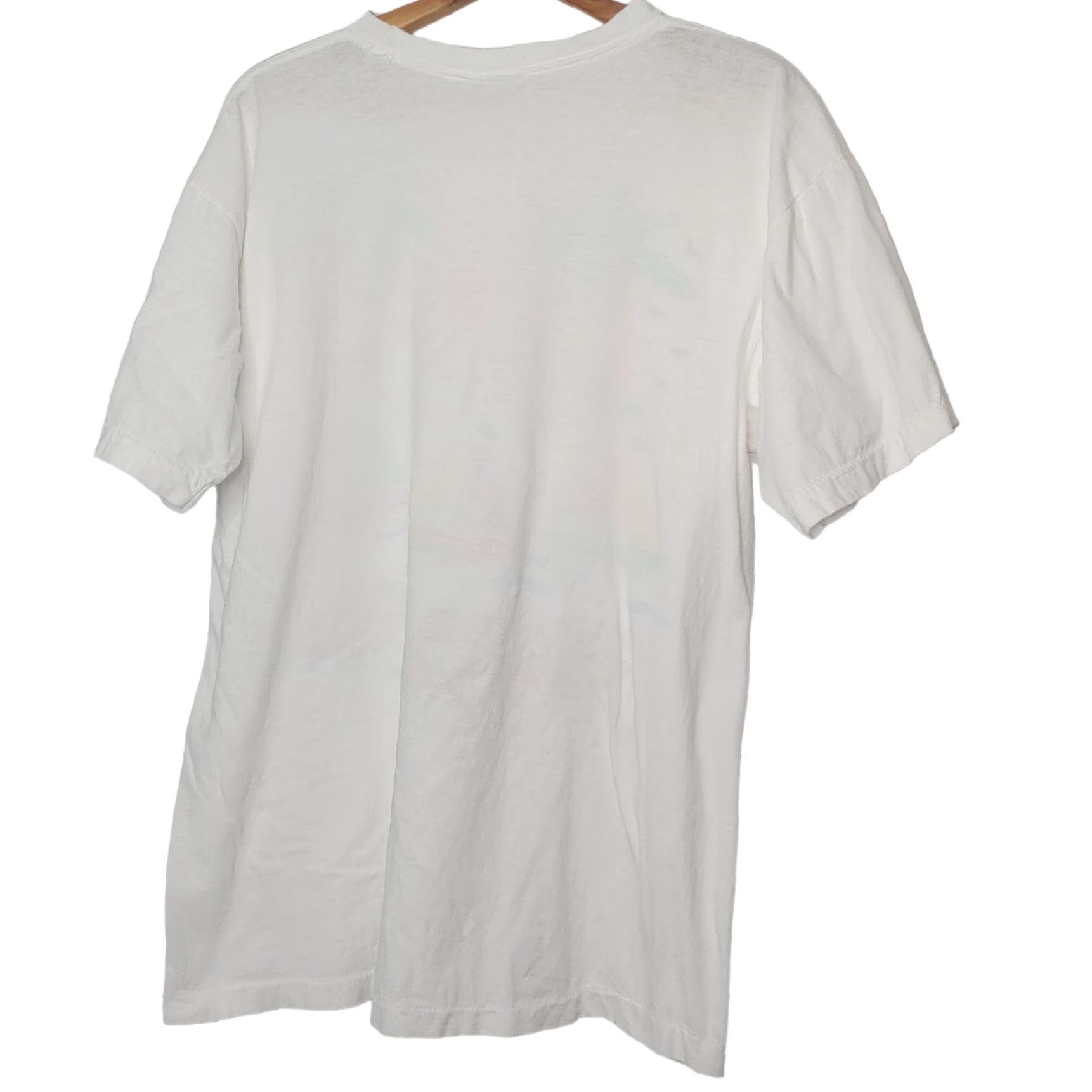 Vintage VINTAGE Short Hills EE Beach T Shirt White XL Puffy Graphic Single Stitch Crew Neck Men Regular Size Man Beach Sun Fun Size US XL / EU 56 / 4 - 7 Thumbnail