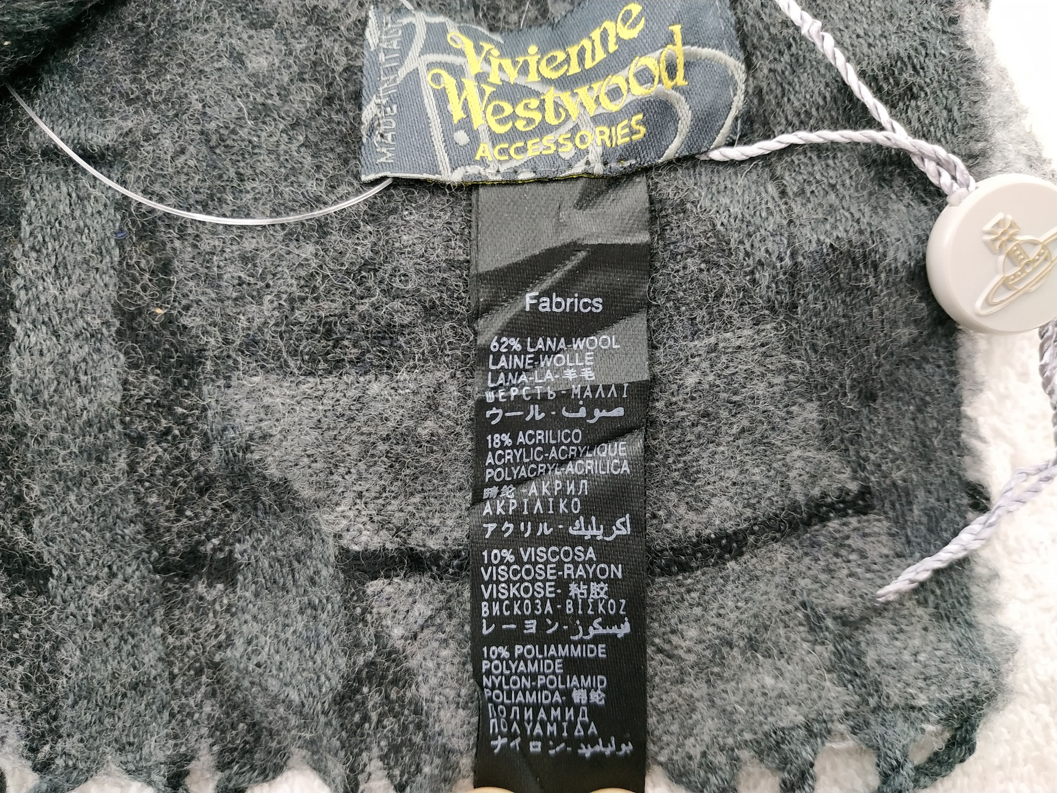 Vivienne Westwood Vintage Vivienne Westwood Scarf/Muffler/Neckwear MF215 Size ONE SIZE - 7 Thumbnail
