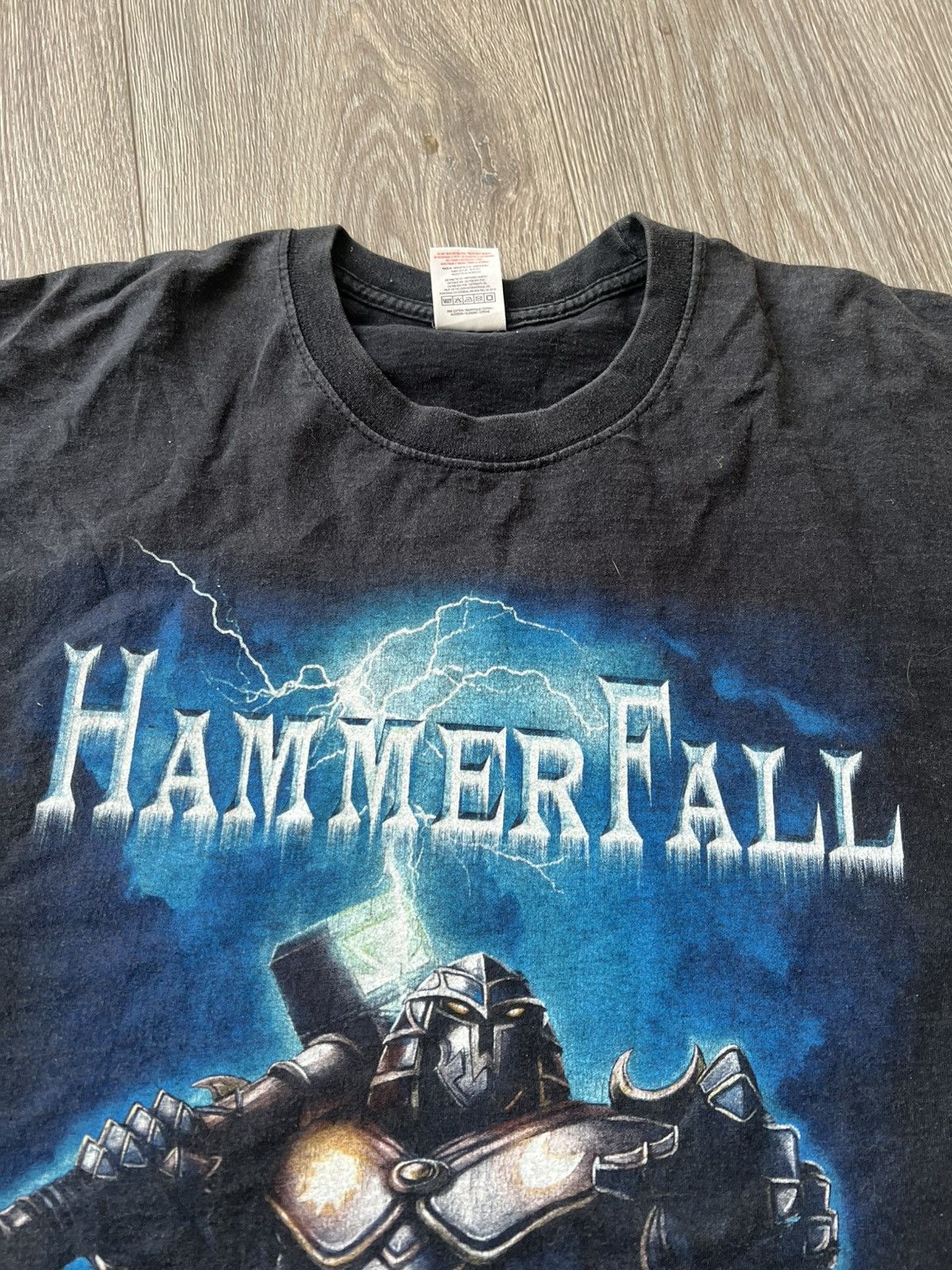 Band Tees Vintage HammerFall 2005 Band Tour T-Shirt Size US XL / EU 56 / 4 - 6 Thumbnail