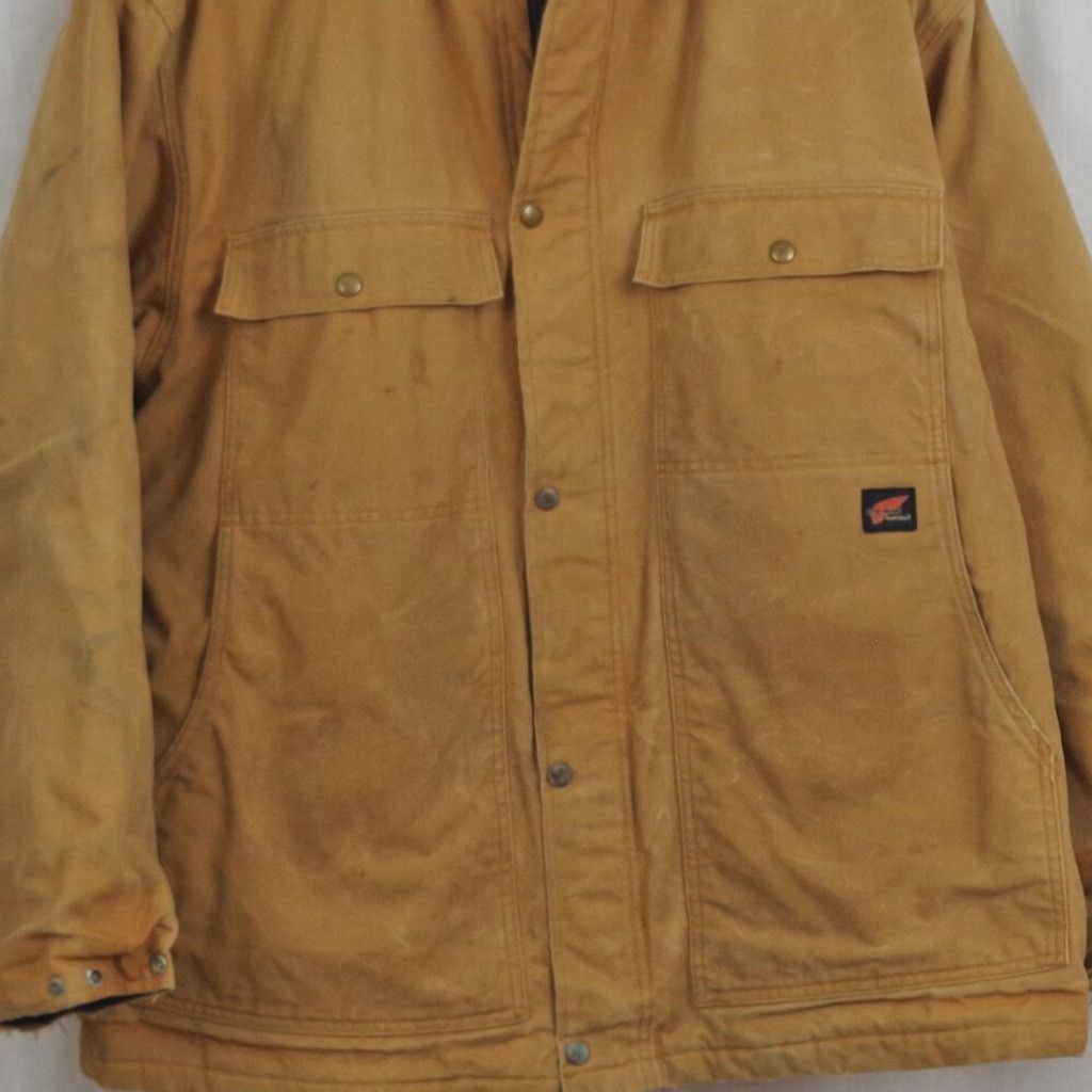 Red Wing Red Wing Vintage USA Made Distressed Canvas Work Jacket. 2XL Size US XXL / EU 58 / 5 - 12 Thumbnail