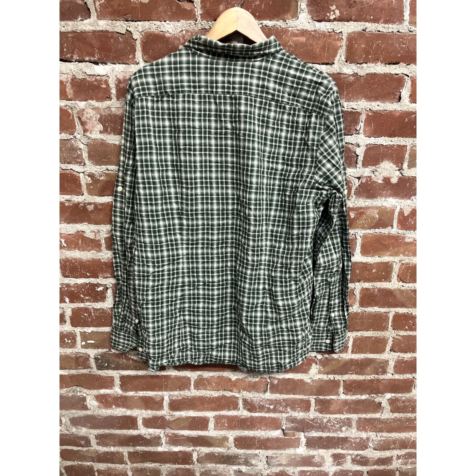 John Varvatos John Varvatos Mens Green Plaid Button-Up Long Sleeve Size XL Size US XL / EU 56 / 4 - 2 Thumbnail