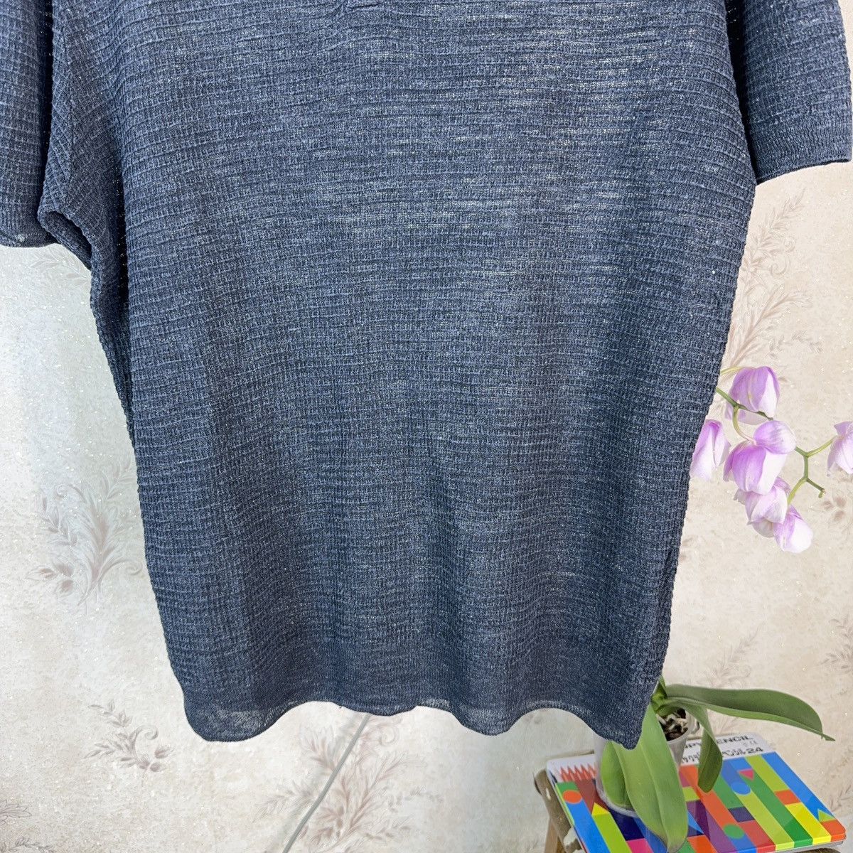Gran Sasso Gran Sasso T shirt Polo Luxury Italian XL Dark Blue Knited Size US XL / EU 56 / 4 - 6 Thumbnail