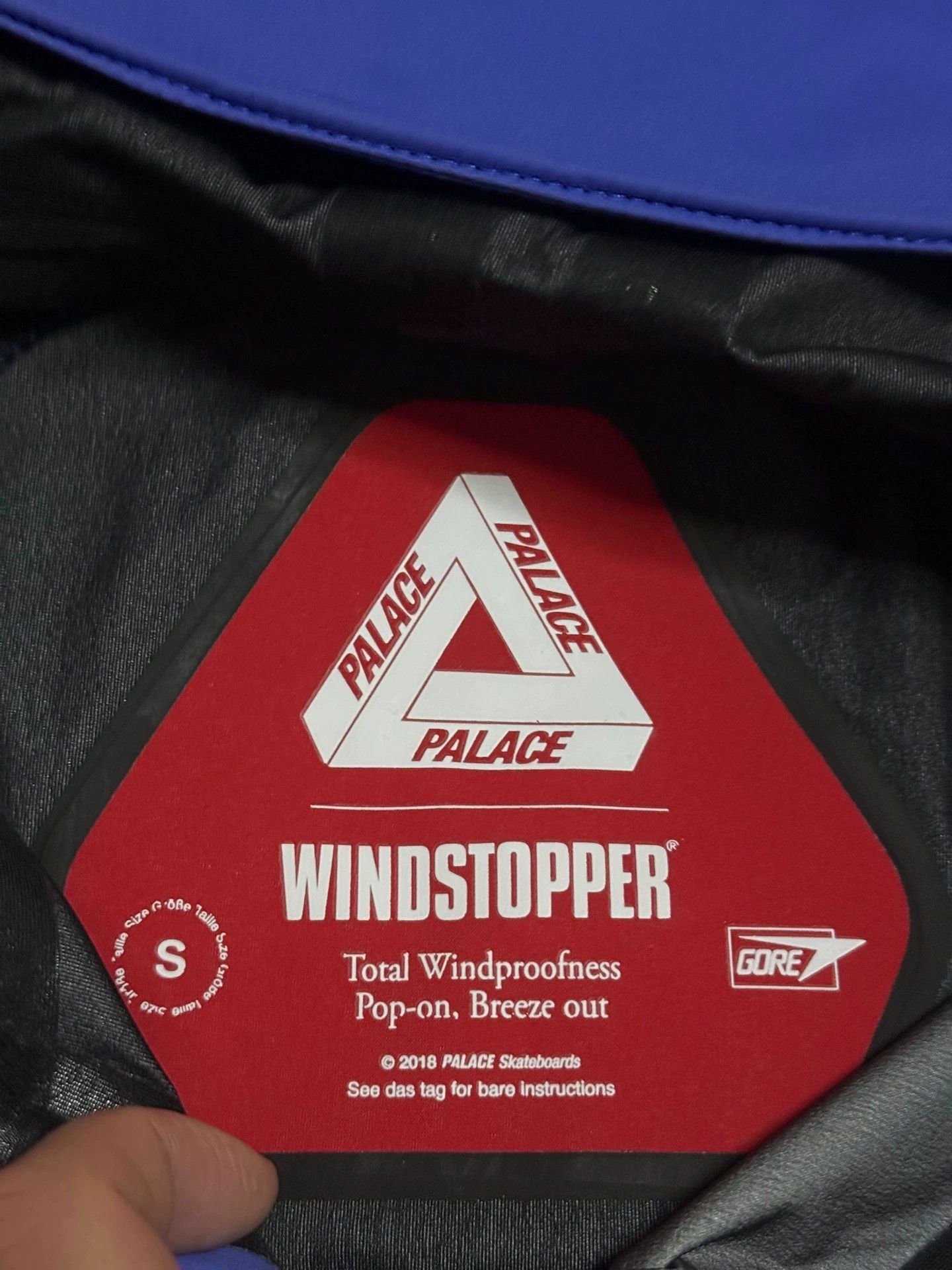Palace Palace Gore Windstopper Waterproof Taped Shell Jacket Size S Size US S / EU 44-46 / 1 - 7 Thumbnail