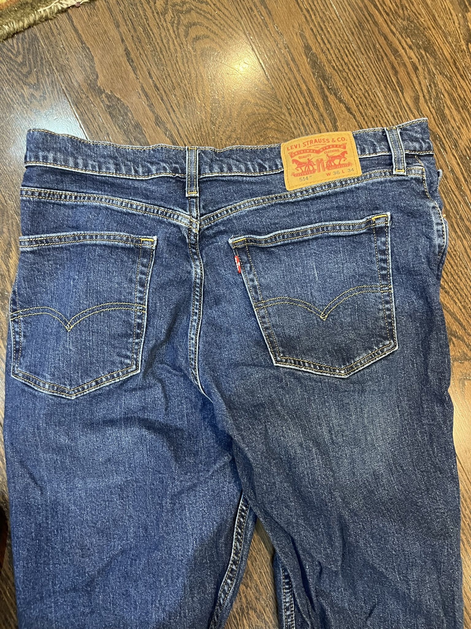 Levi's Levi’s 514 Straight Fit Jeans W36 L34 Size US 36 / EU 52 - 2 Thumbnail