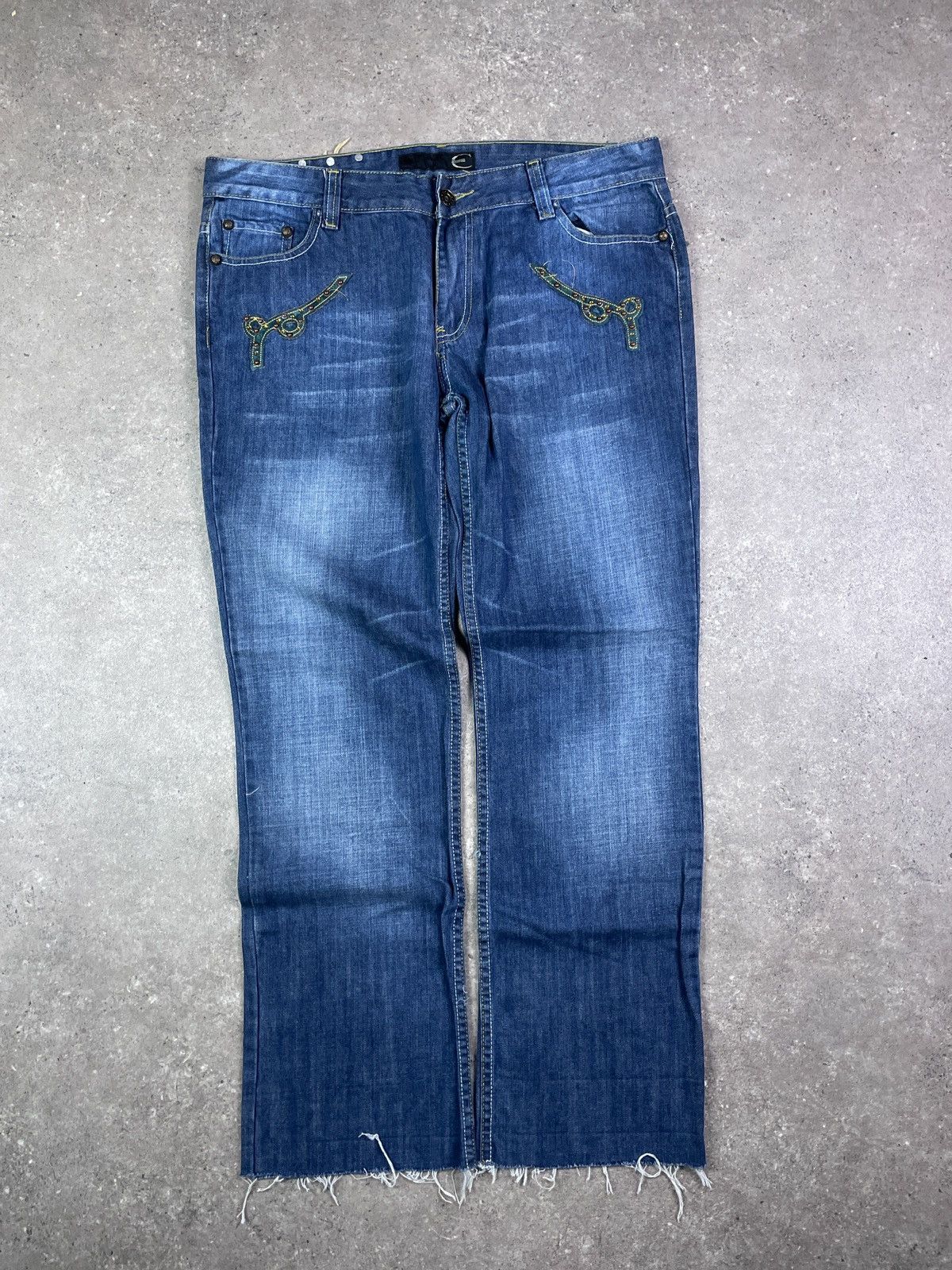 Just Cavalli × Roberto Cavalli × Vintage Vintage Just Cavalli Denim jeans pants Size US 36 / EU 52 - 2 Thumbnail