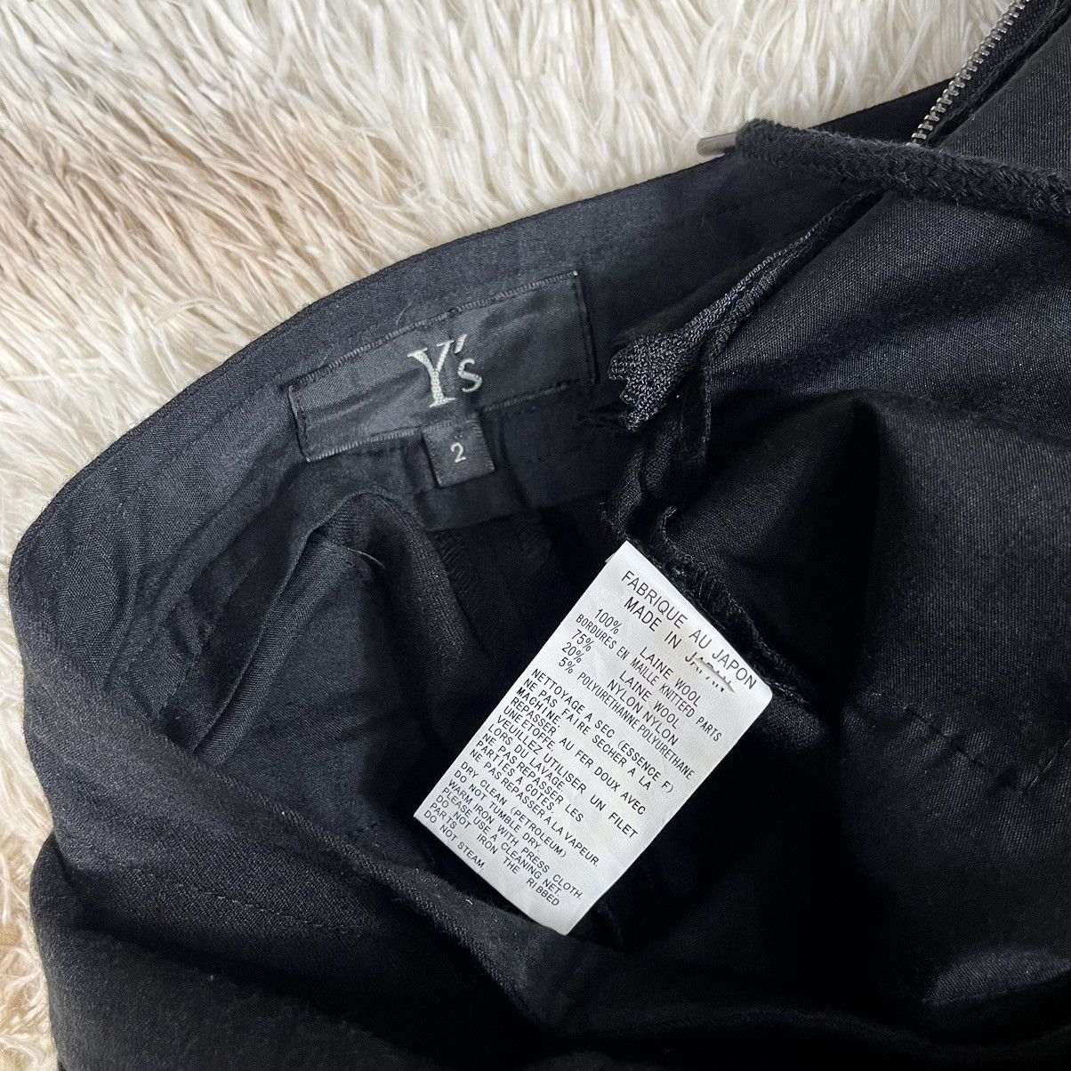 Y's × Yohji Yamamoto Yohji Yamamoto Y’s Cupped Pants Size US 32 / EU 48 - 8 Thumbnail