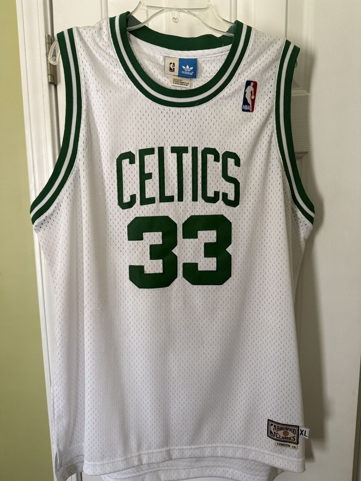 Adidas Larry Bird hardwood classic jersey Size US XL / EU 56 / 4 - 1 Thumbnail