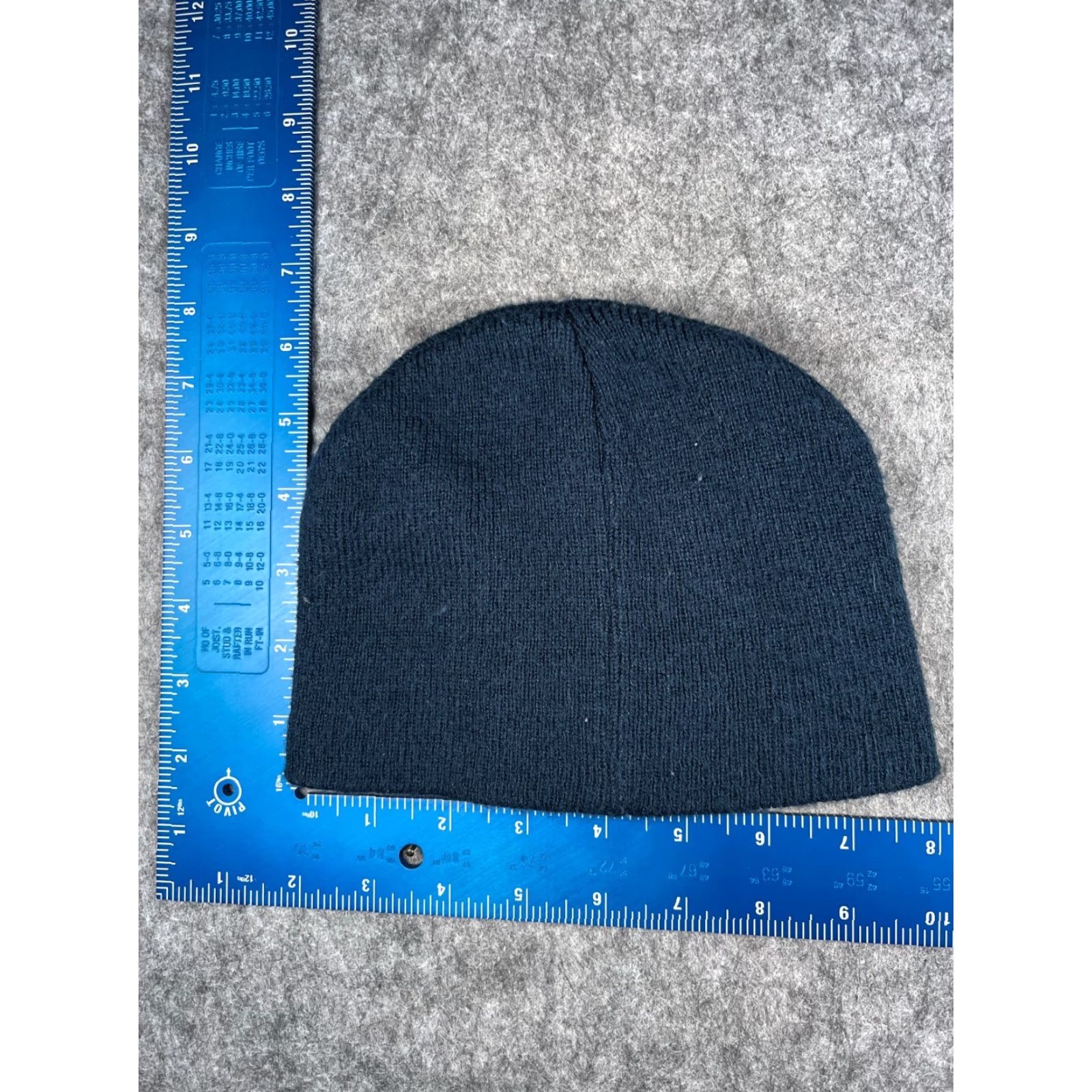 Vintage Beanie Toque Adult One Size Blue Knit 100% Acrylic Winter Ski Outdoors Snow Size ONE SIZE - 3 Thumbnail