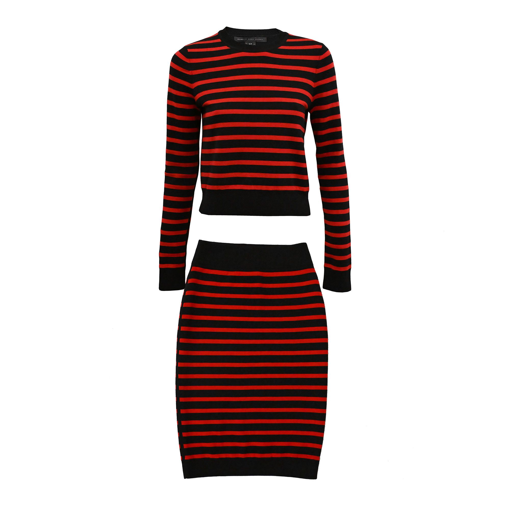 Marc by Marc Jacobs Marc by Marc Jacobs Merino wool stripe twin set Size XS / US 0-2 / IT 36-38 - 1 Thumbnail