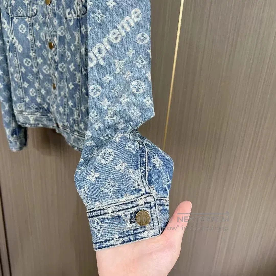 Louis Vuitton louis vuitton supreme printed denim jacket. Size US L / EU 52-54 / 3 - 4 Thumbnail