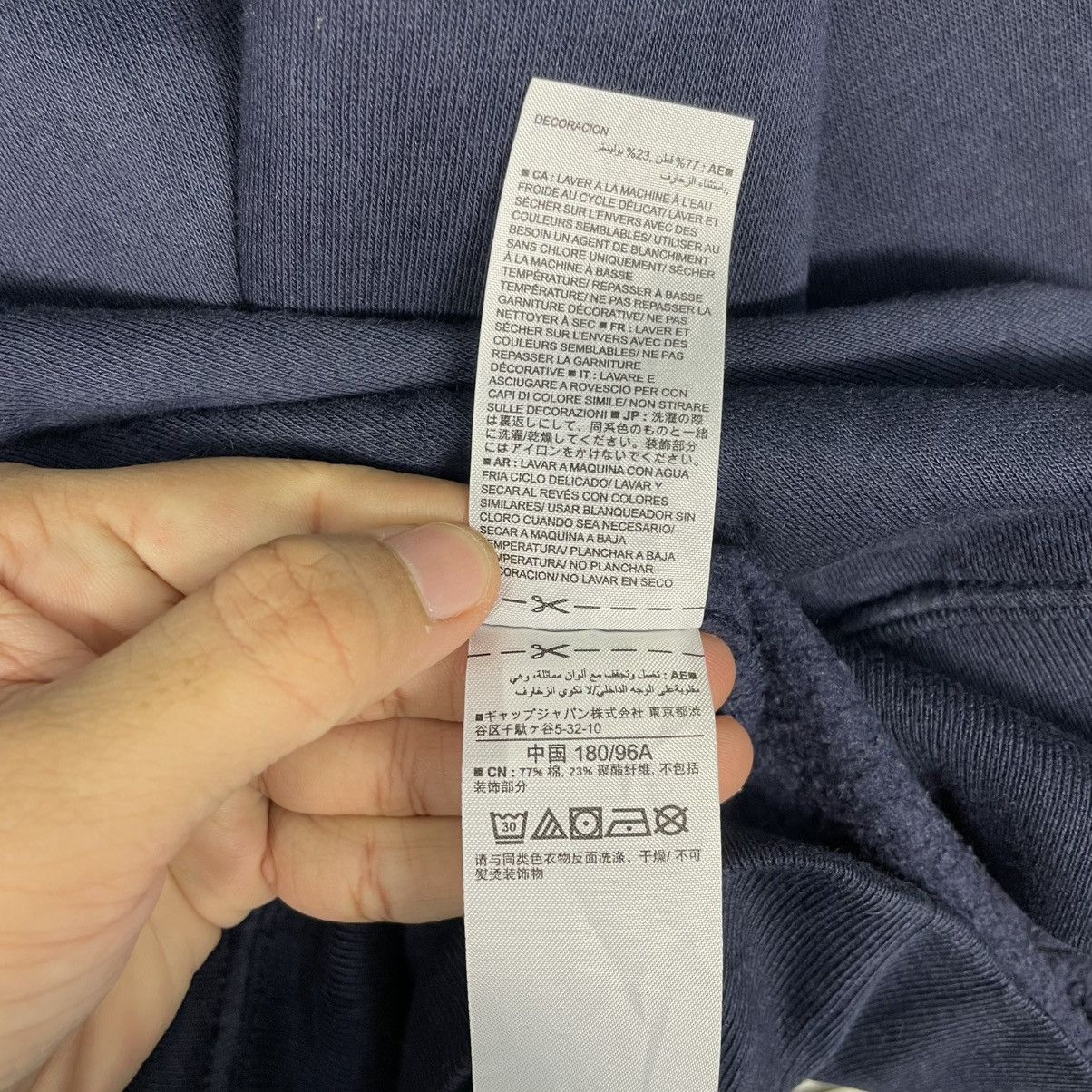 Gap Gap Big Logo Blue Hoodie Size US M / EU 48-50 / 2 - 15 Thumbnail