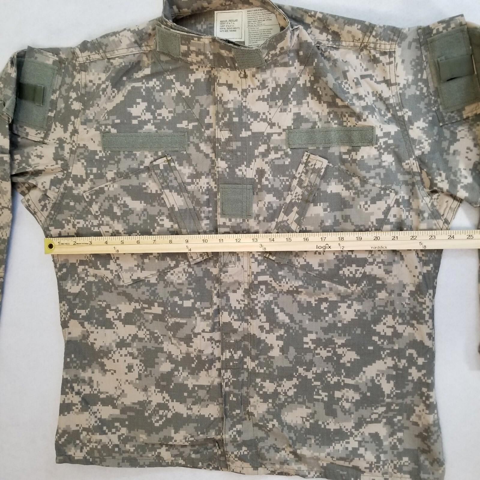 Other US Army Combat Jacket W/ Insect Shield Men's Medium Camo Size ONE SIZE - 7 Thumbnail