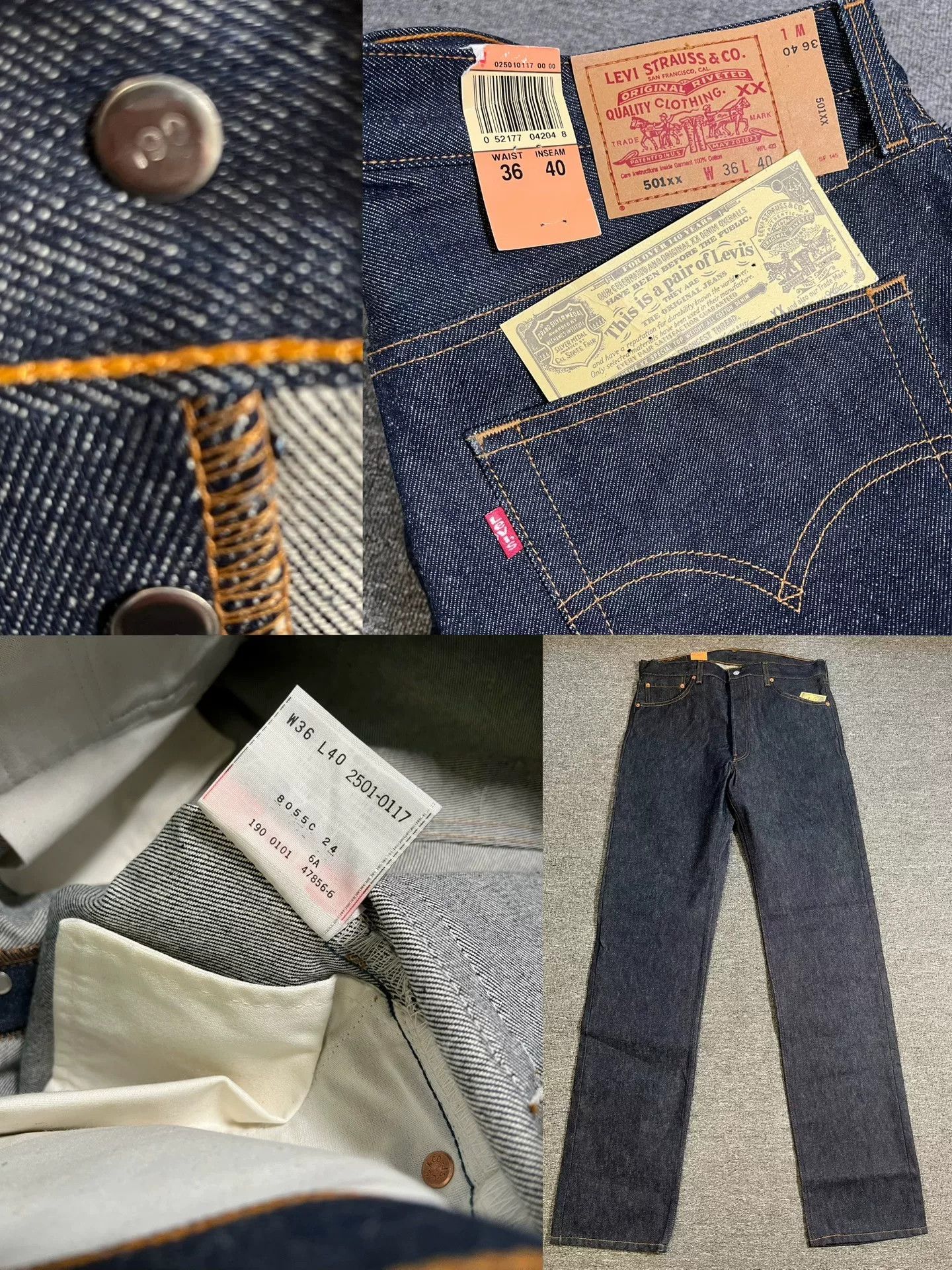 Levi's Vintage Levi's 501XX STF W36 L40 Size US 36 / EU 52 - 1 Thumbnail