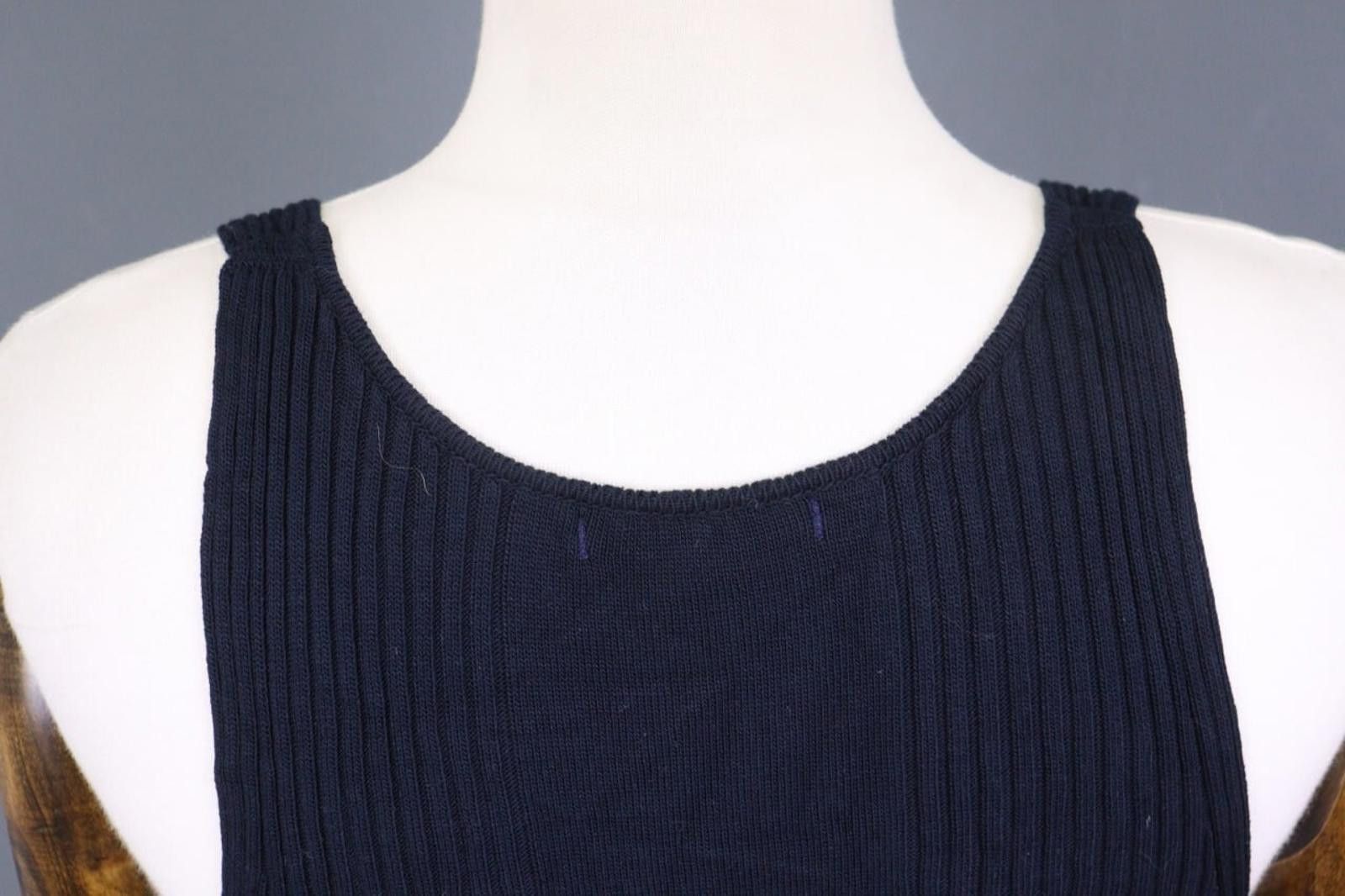 Designer Ivko Knitted Camisole Structure Pattern Shirt Blouse Size S Size S / US 4 / IT 40 - 11 Thumbnail