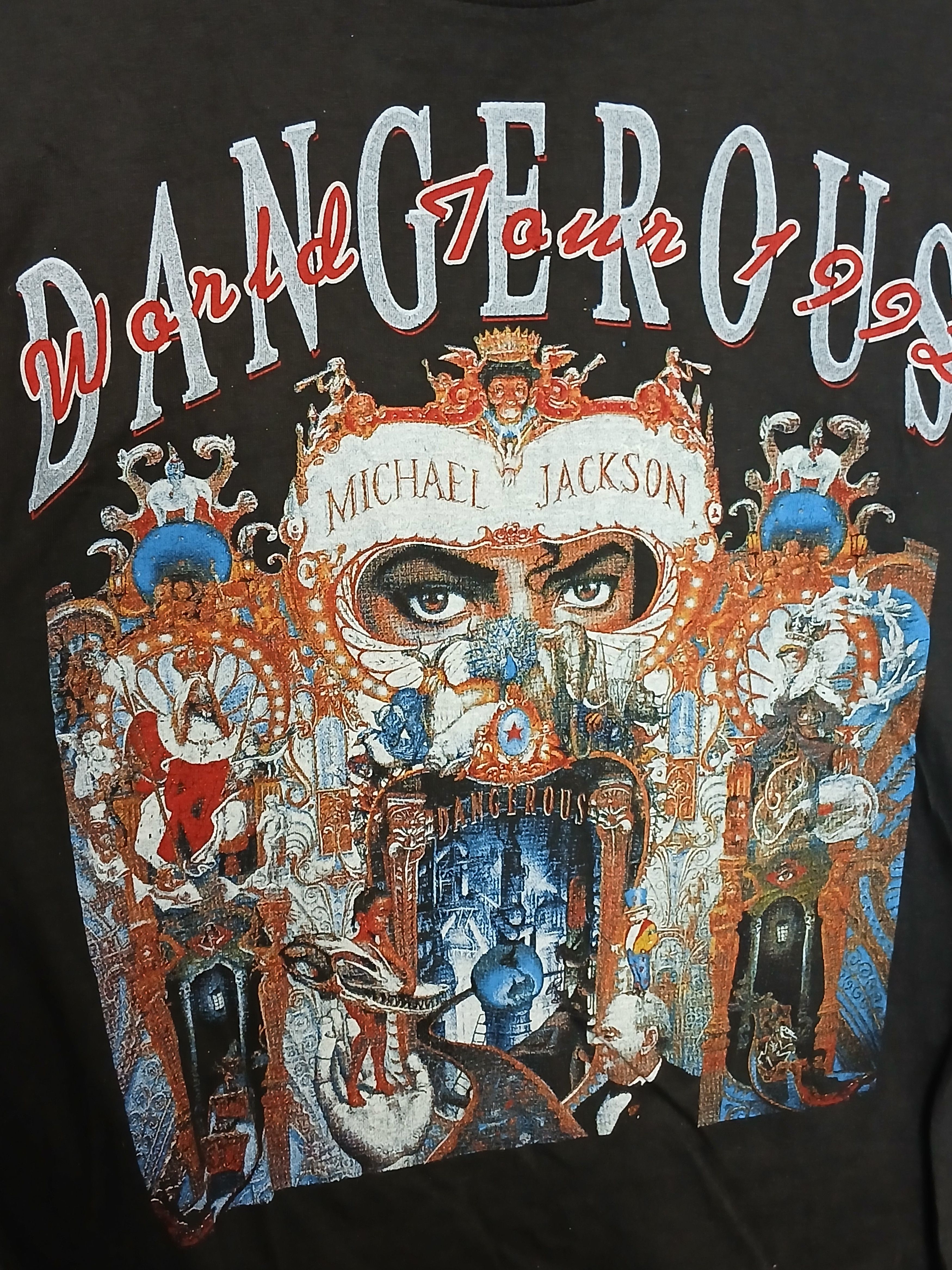 Michael Jackson × Vintage Vintage Michael Jackson World Tour 1992 T-Shirt Size US M / EU 48-50 / 2 - 3 Thumbnail