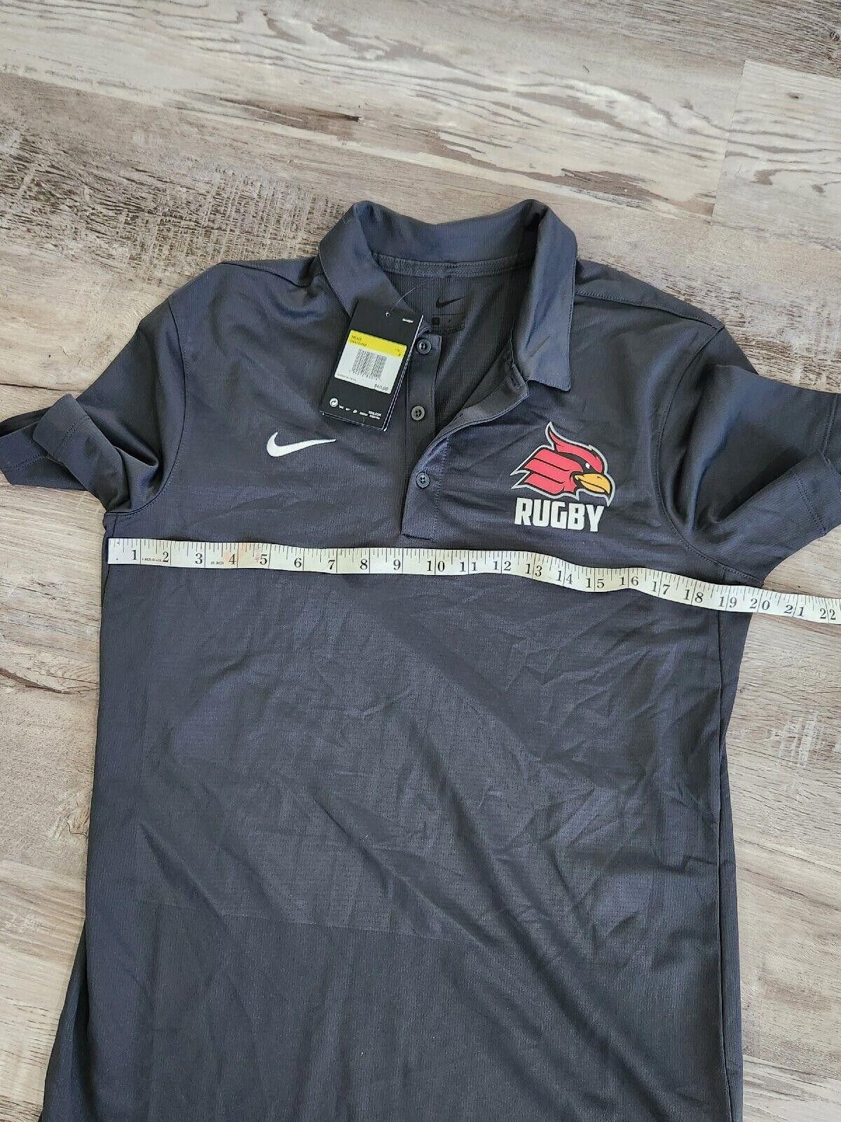 Nike Mens Nike Rugby Shirt Small Illinois State Reggie Redbird Size US M / EU 48-50 / 2 - 4 Thumbnail