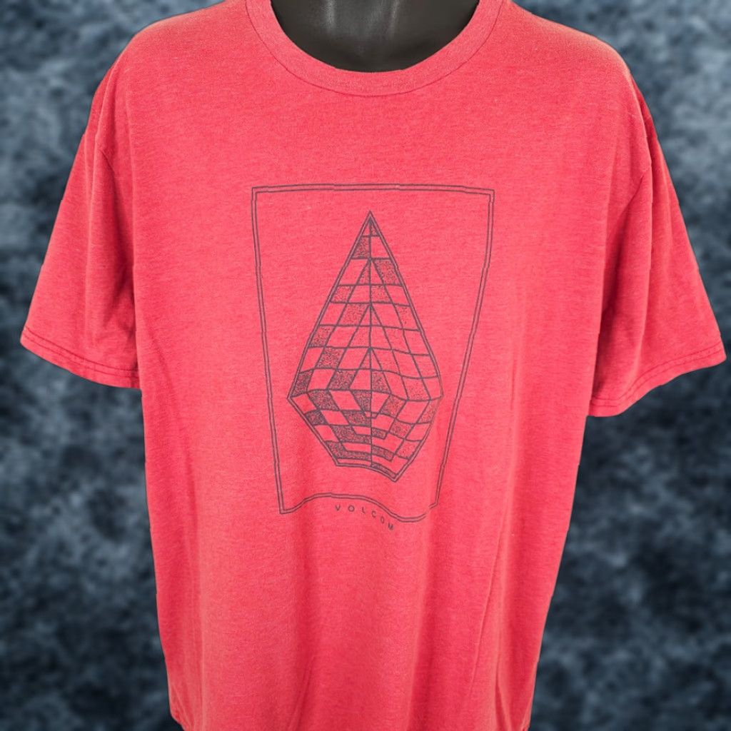 Volcom Volcom Shirt Mens Adult 2XL Red Surf & Skate Streetwear Size US XXL / EU 58 / 5 - 1 Thumbnail