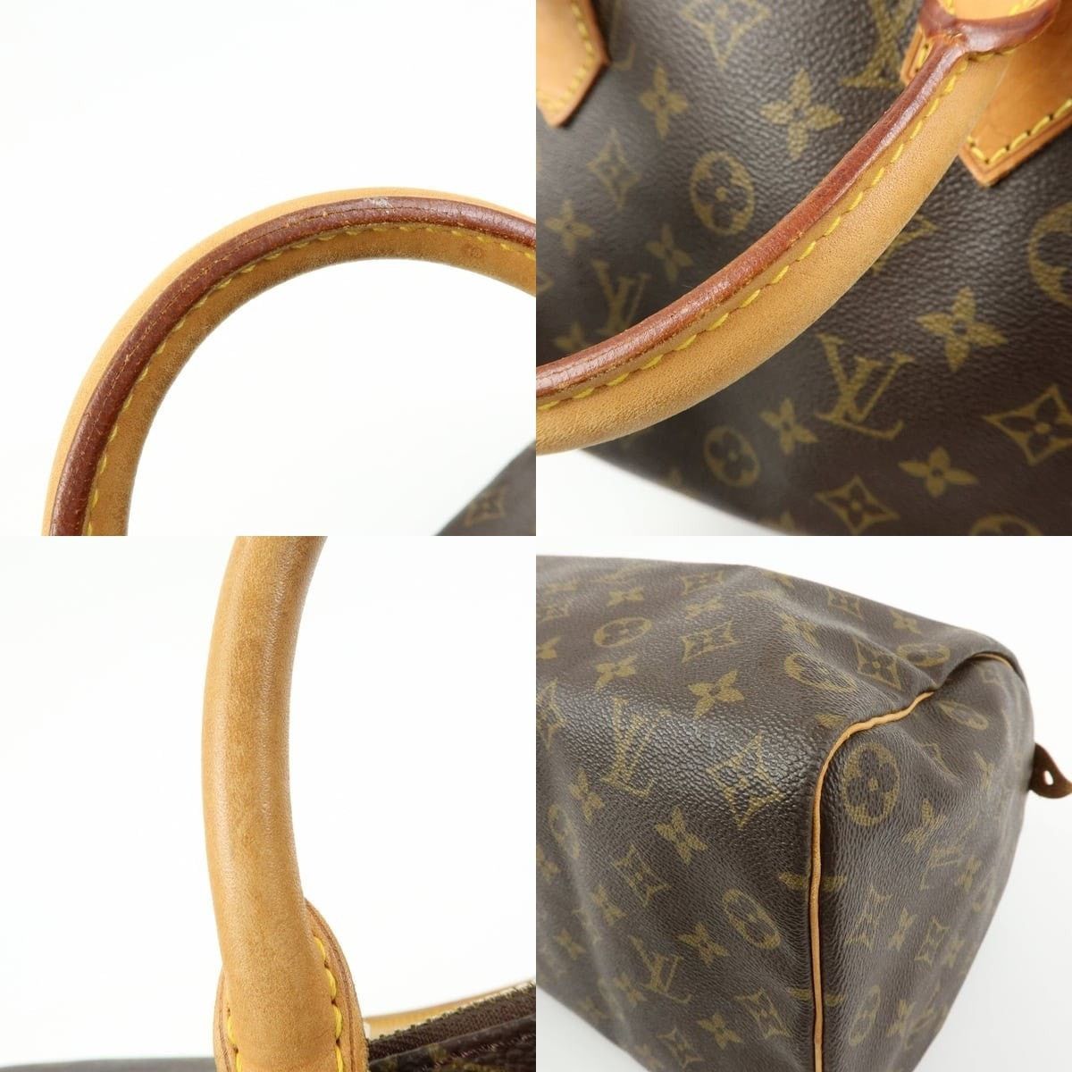 Louis Vuitton Louis Vuitton Monogram Speedy 35 Satchel Brown Size ONE SIZE - 4 Thumbnail