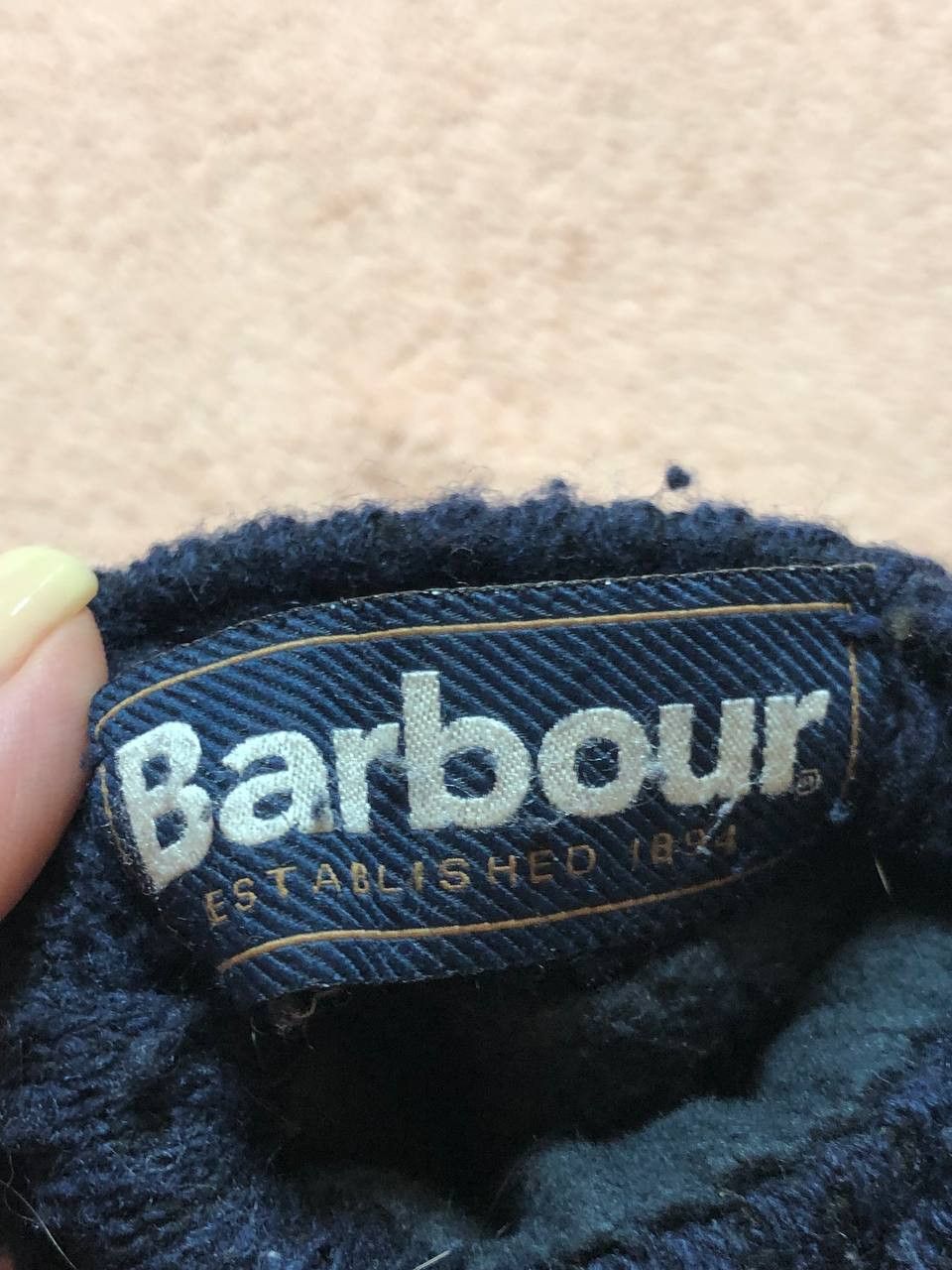 Barbour Streetwear Vintage Gloves Y2K Barbour blue one size Size ONE SIZE - 2 Thumbnail