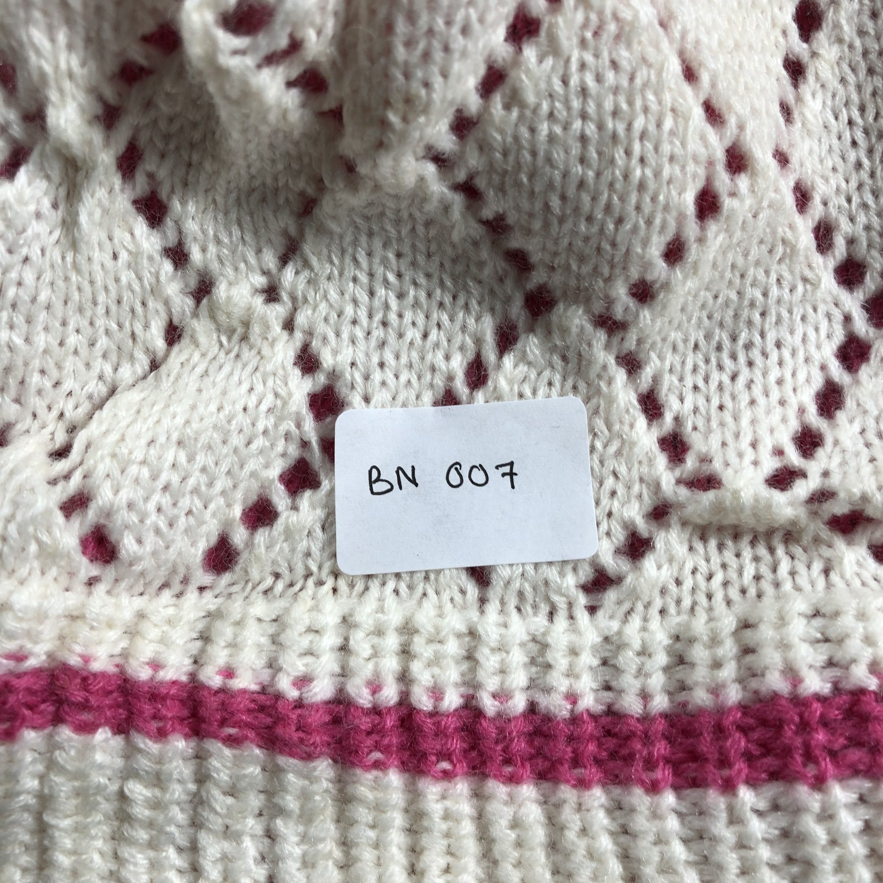 Japanese Brand × Vintage Japanese Brand Pom Hat Beanie Size ONE SIZE - 6 Thumbnail