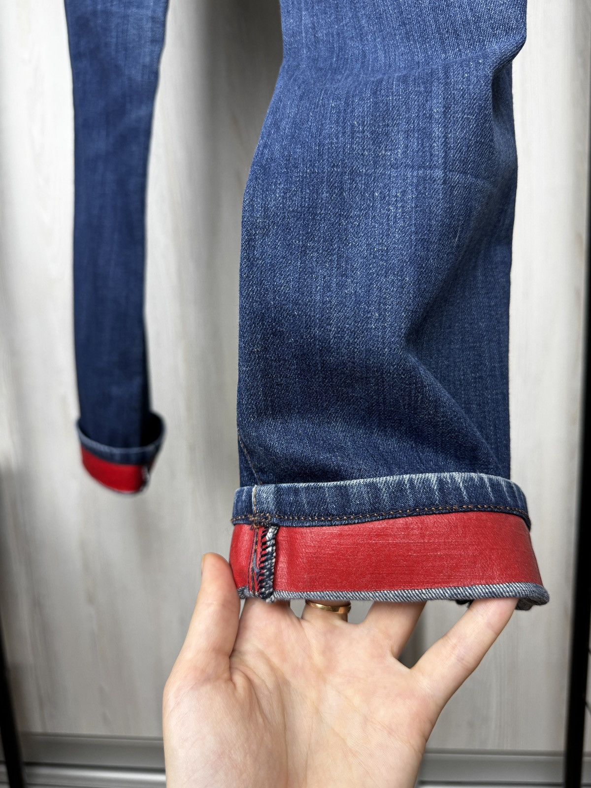 Marithe + Francois Girbaud Le jean devMarithe Francois Girbaud blue faded denim pants Size 30" / US 8 / IT 44 - 11 Thumbnail