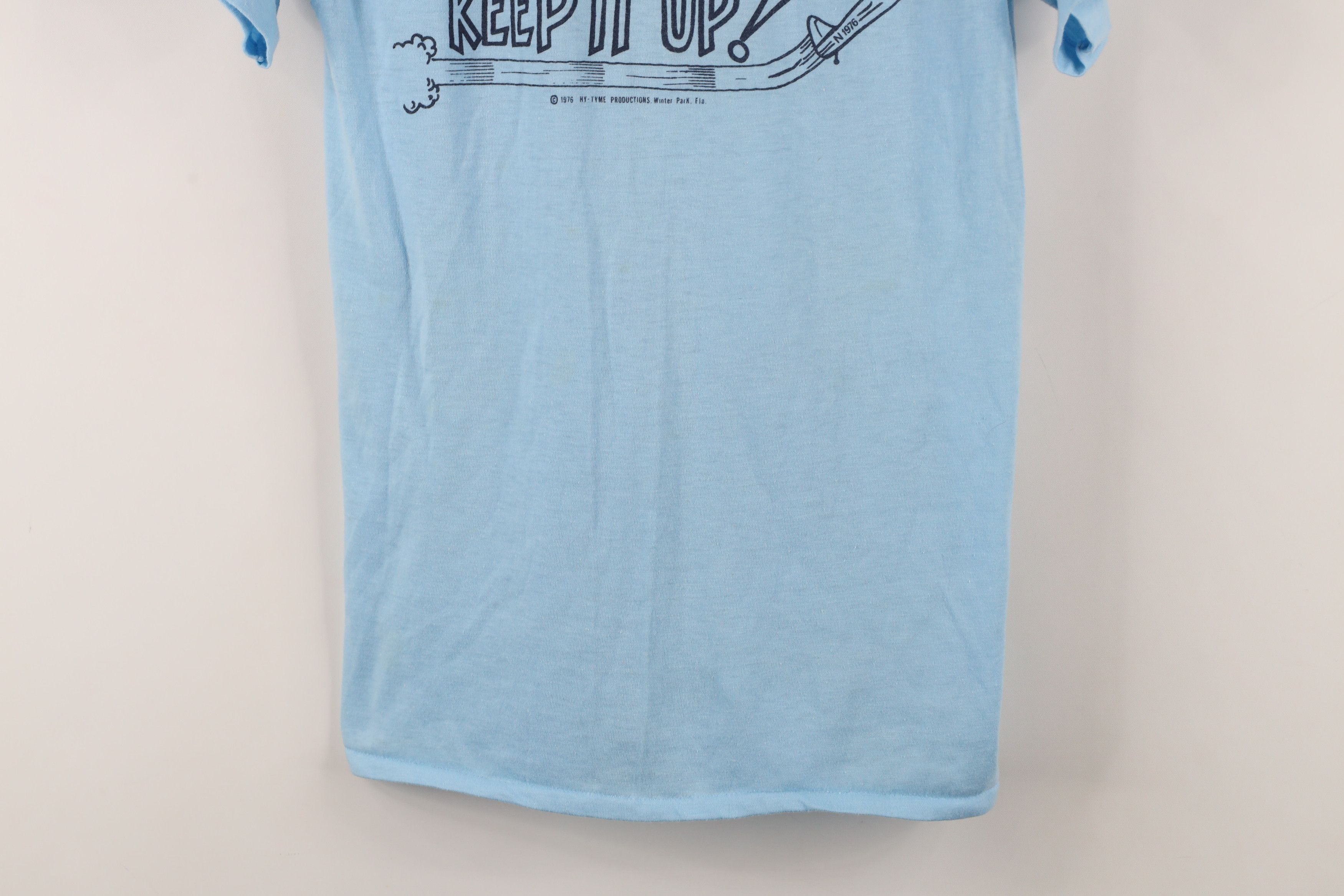 Vintage Vintage 70s Really Know How To Keep It Up T-Shirt Blue USA Size US M / EU 48-50 / 2 - 3 Thumbnail