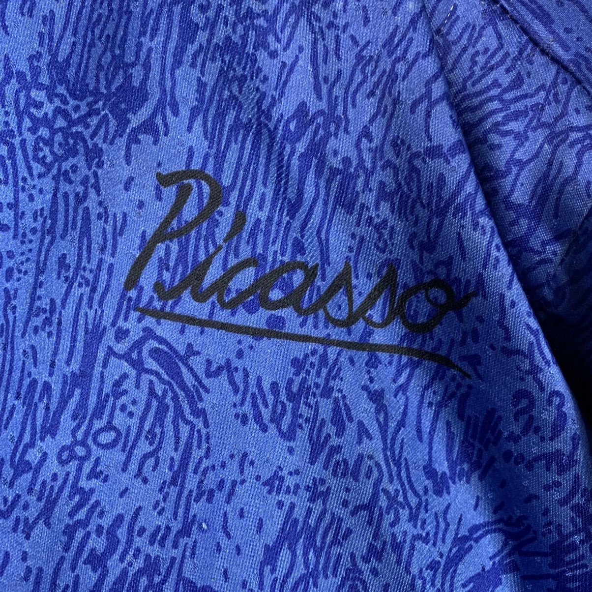 Japanese Brand Nice Design Picasso Full Print Satin Bomber Jacket Size US M / EU 48-50 / 2 - 14 Thumbnail