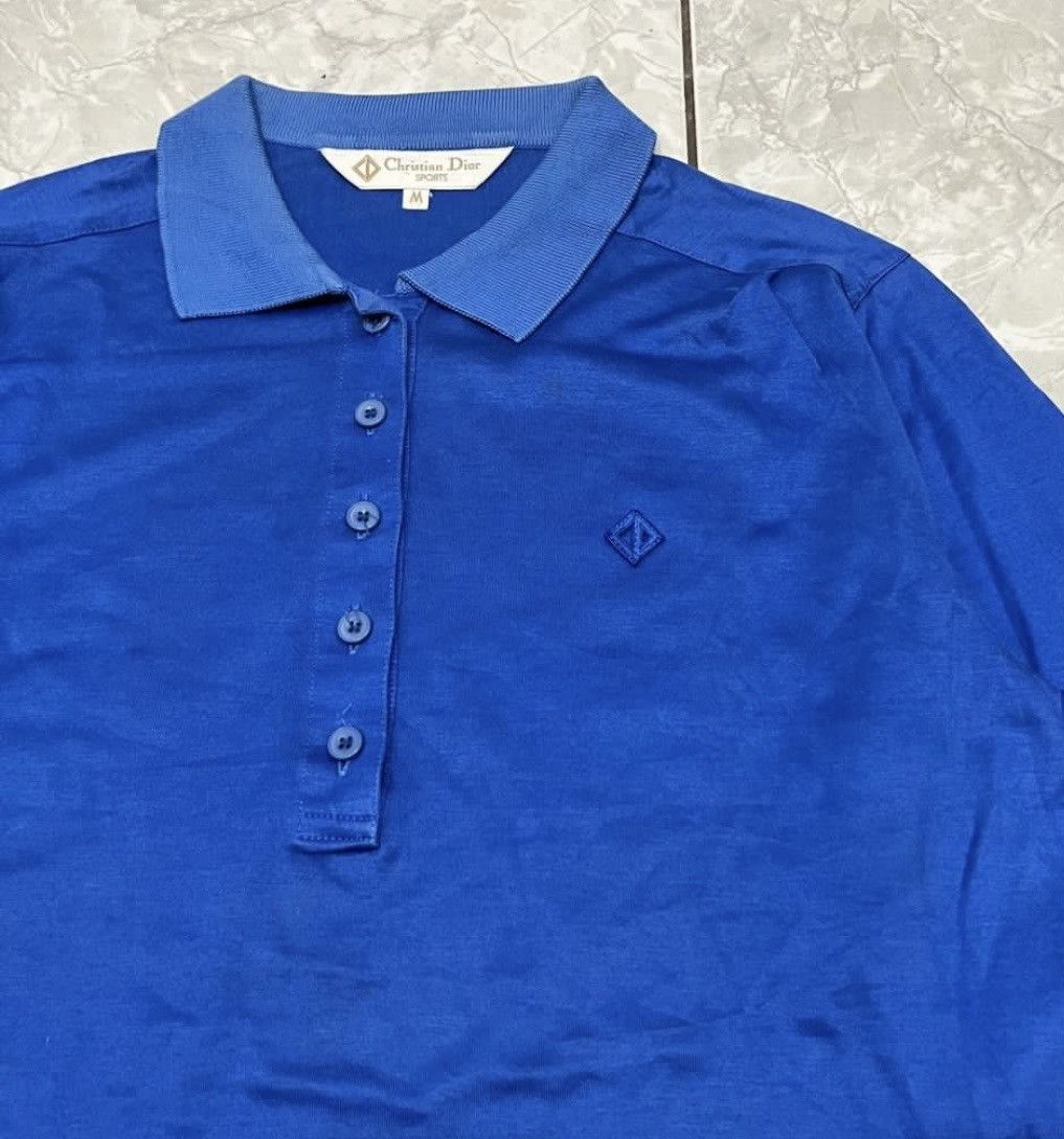 Dior Vintage Christian Dior Sports Half Button Rugby Size US M / EU 48-50 / 2 - 2 Thumbnail