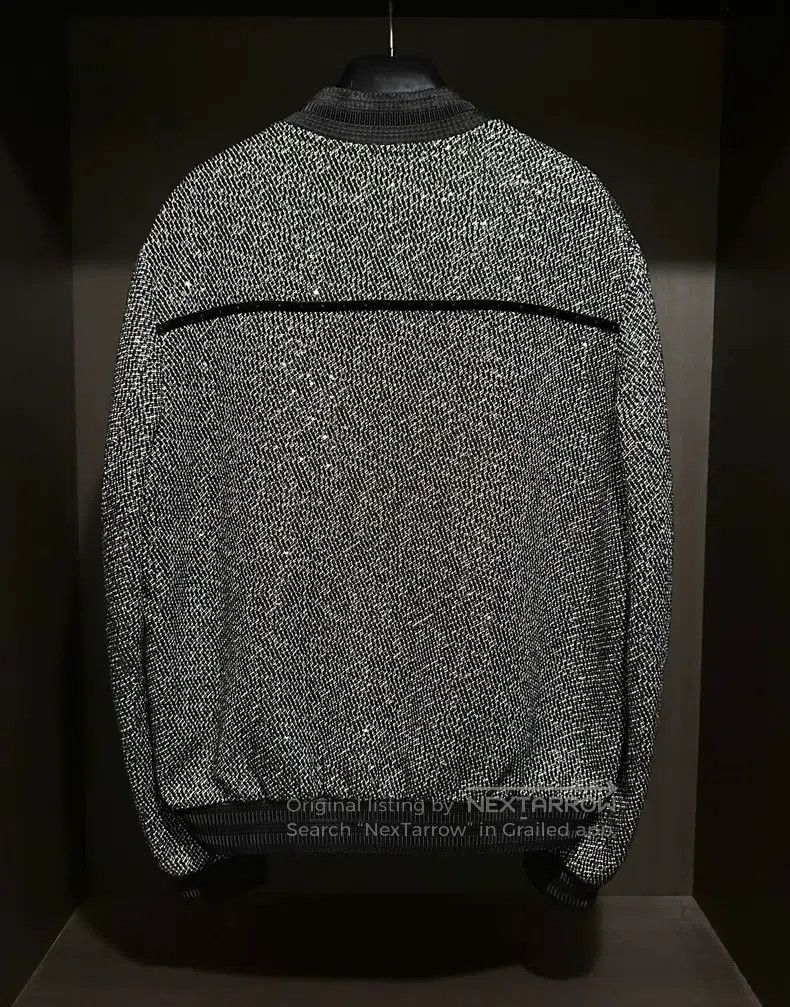 Saint Laurent Paris Saint Laurent Paris Gray Black Wool Sequin Jacket Size US L / EU 52-54 / 3 - 3 Thumbnail