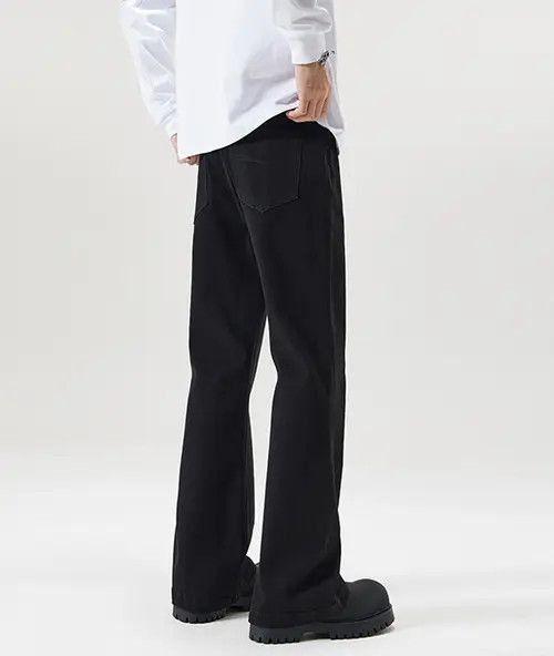 VIBE Black Vintage Stretch Slim-Fit Bootcut Jeans Size US 32 / EU 48 - 5 Thumbnail