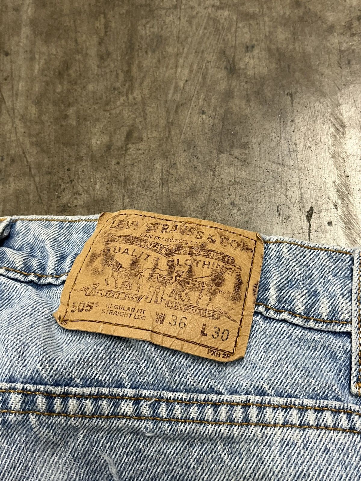 Levi's × Vintage Thrashed vintage Levi’s orange tab denim streetwear skater Size US 34 / EU 50 - 7 Thumbnail