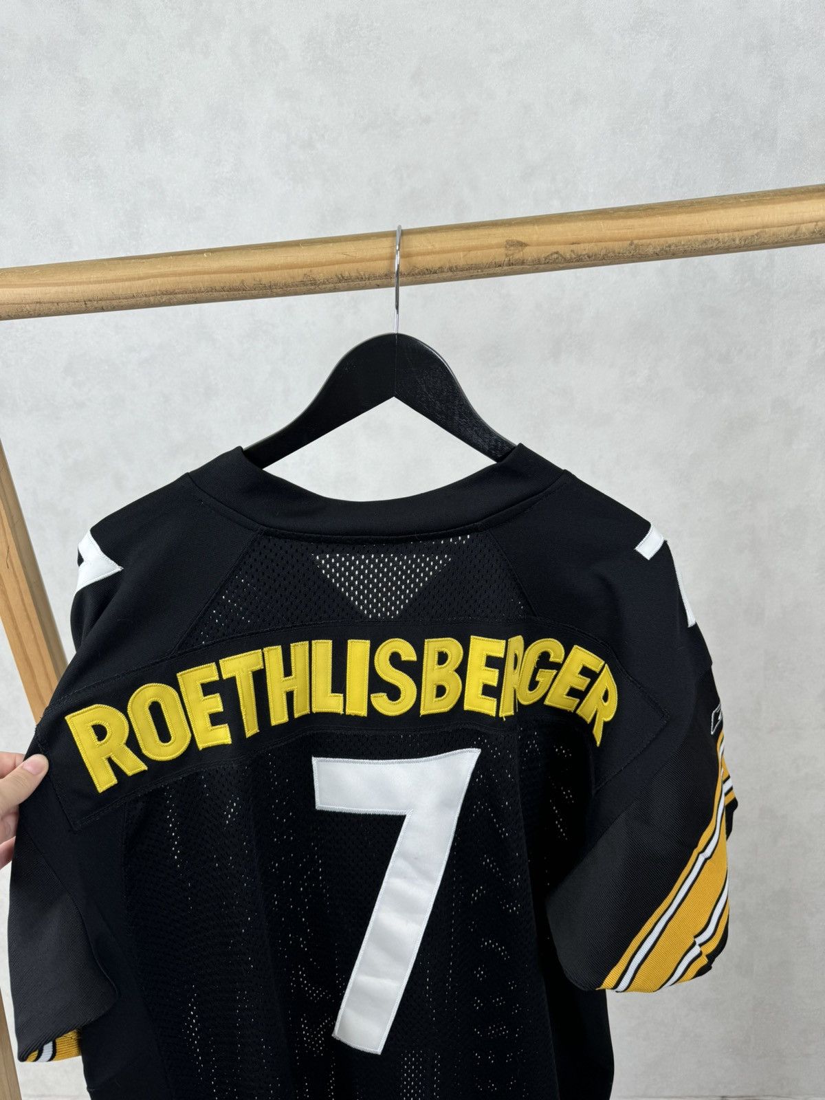 Reebok Reebok NFL Pittsburgh Steelers Ben Roethlisberger jersey Size US L / EU 52-54 / 3 - 9 Thumbnail