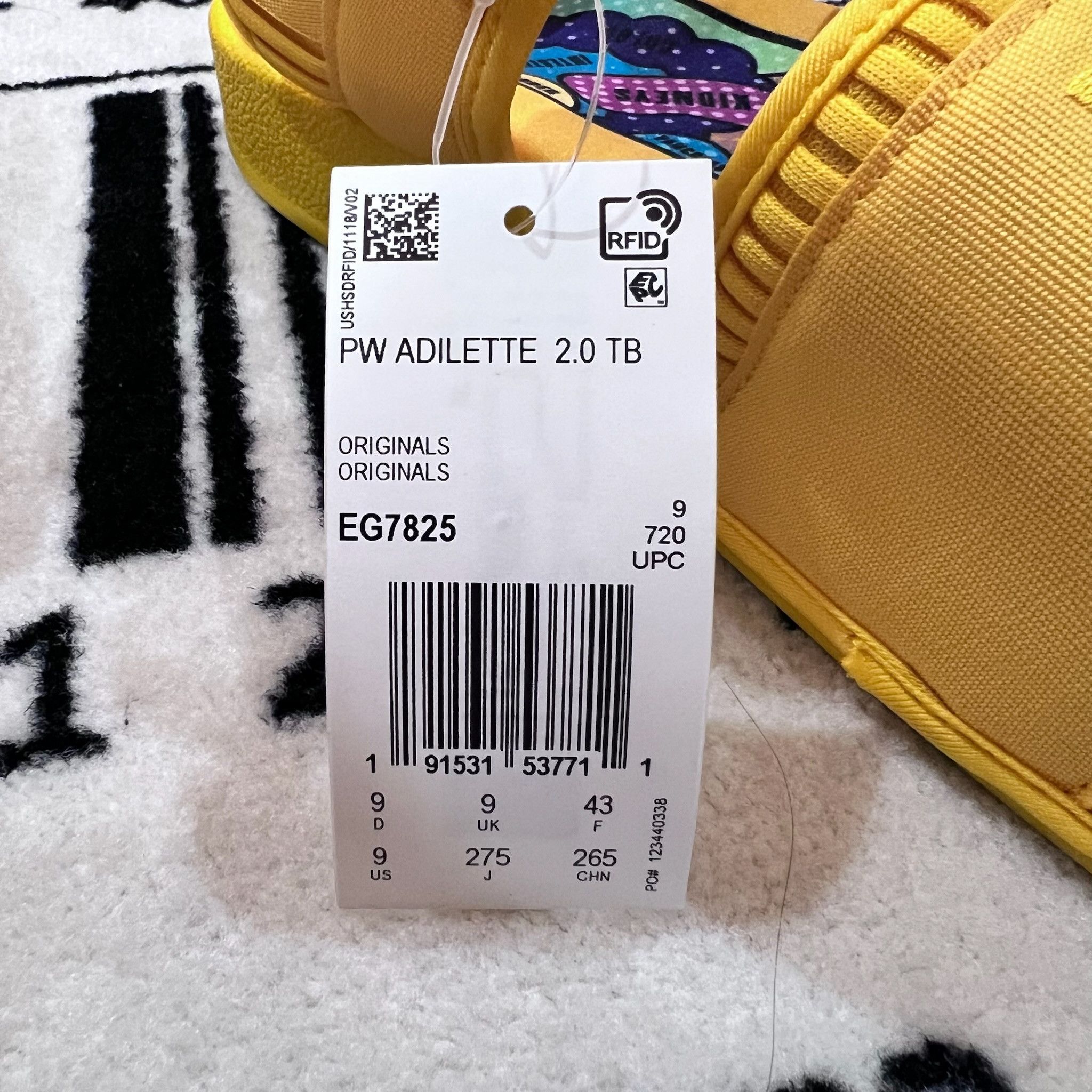 Adidas Adidas Pharrell x Adilette 2.0 Sandal HUman Strap Sandal Size US 9 / EU 42 - 8 Thumbnail