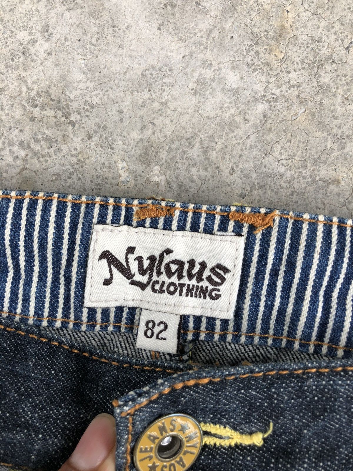 Hysteric Glamour Nylaus Double Waist Distressed Jeans Size US 32 / EU 48 - 17 Thumbnail