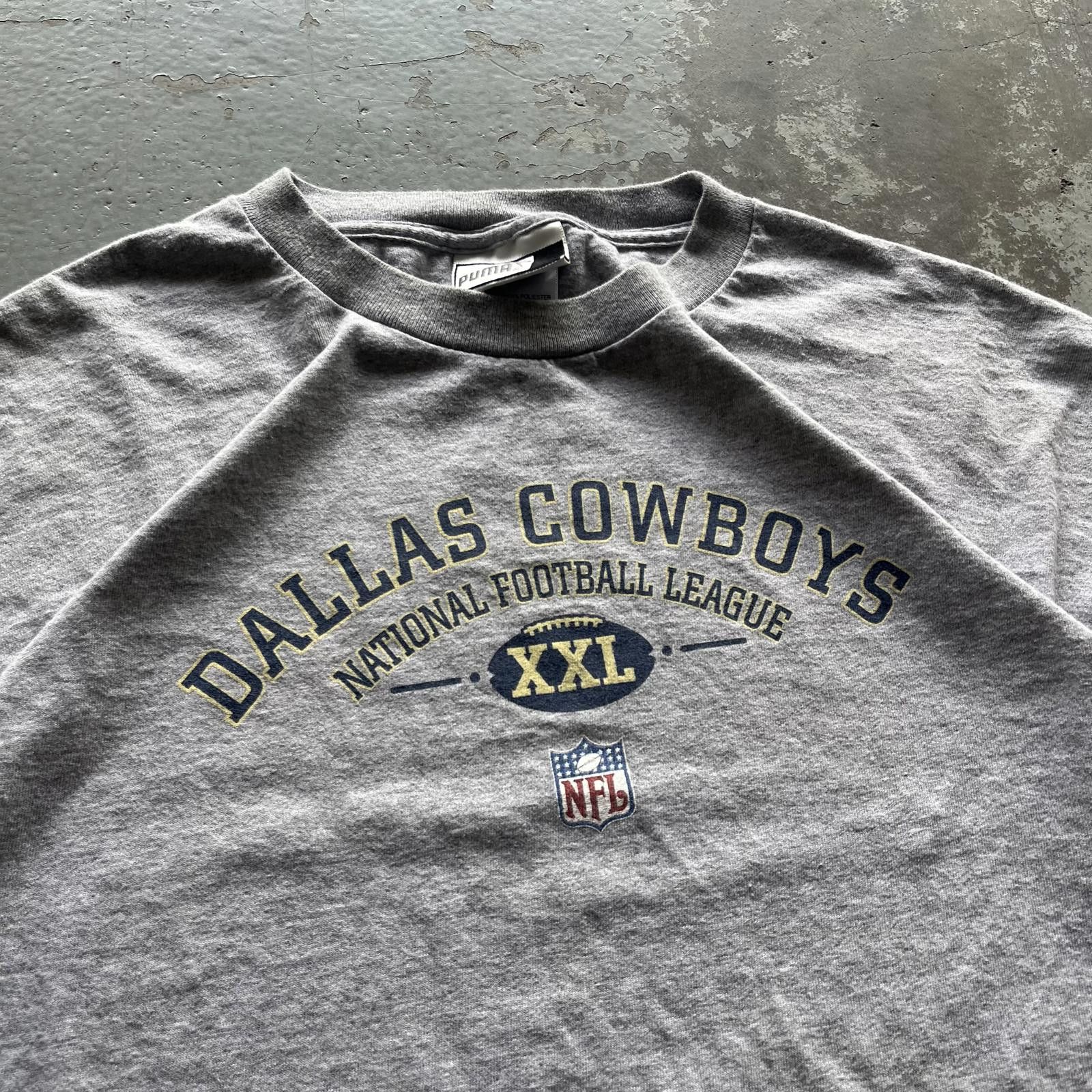 NFL × Puma × Vintage Vintage 90s Y2K Puma Dallas Cowboys NFL Football Sport Shirt Size US XL / EU 56 / 4 - 2 Thumbnail