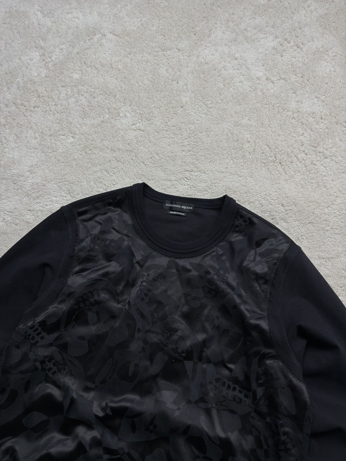 Alexander McQueen Alexander McQueen Panel Silk Logo sweatshirt Size S / US 4 / IT 40 - 3 Thumbnail