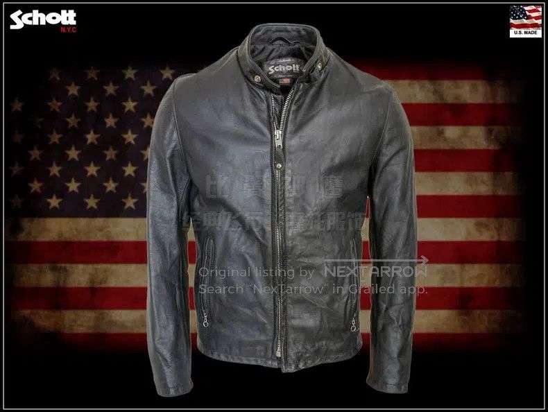 Schott Schott NYC Cowhide Jacket Size US M / EU 48-50 / 2 - 1 Thumbnail