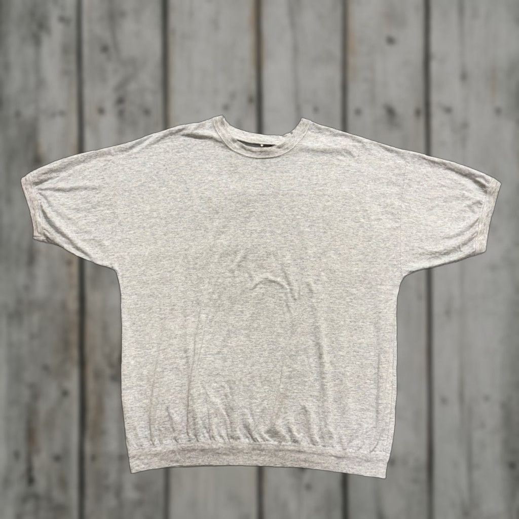 Vintage VINTAGE Unbranded Crewneck Shirt 2XL Mens Heather Gray Distressed 90s Y2K Paper Tag Size US XXL / EU 58 / 5 - 1 Thumbnail