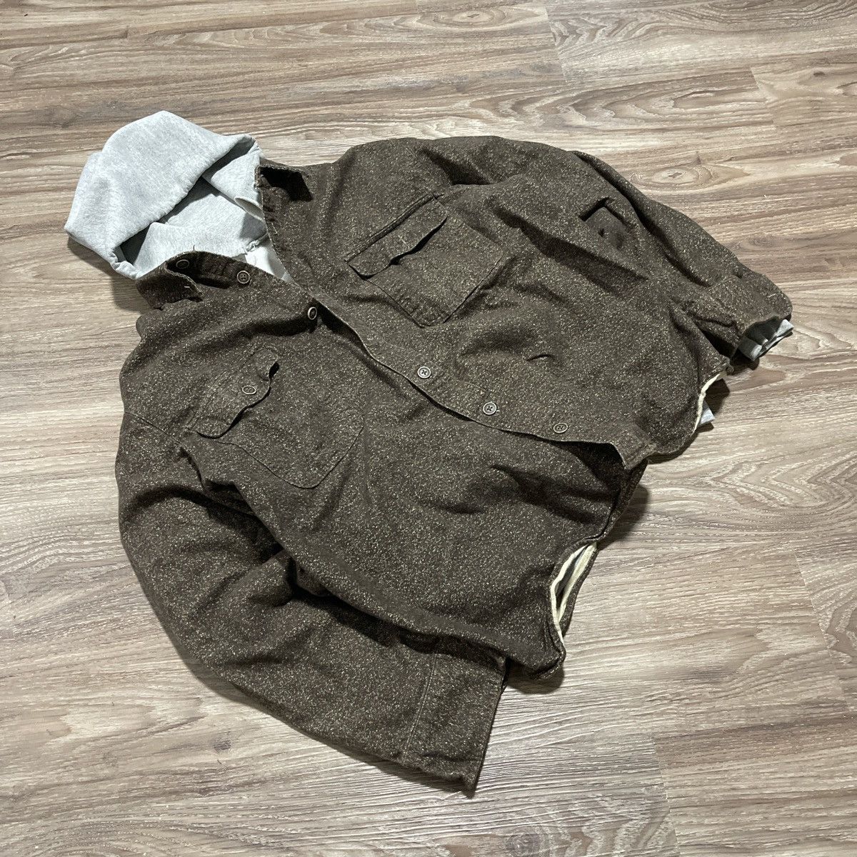 Japanese Brand × Vintage Vintage Brown Freedom Foundry Heavy Button Up Size US XL / EU 56 / 4 - 1 Thumbnail