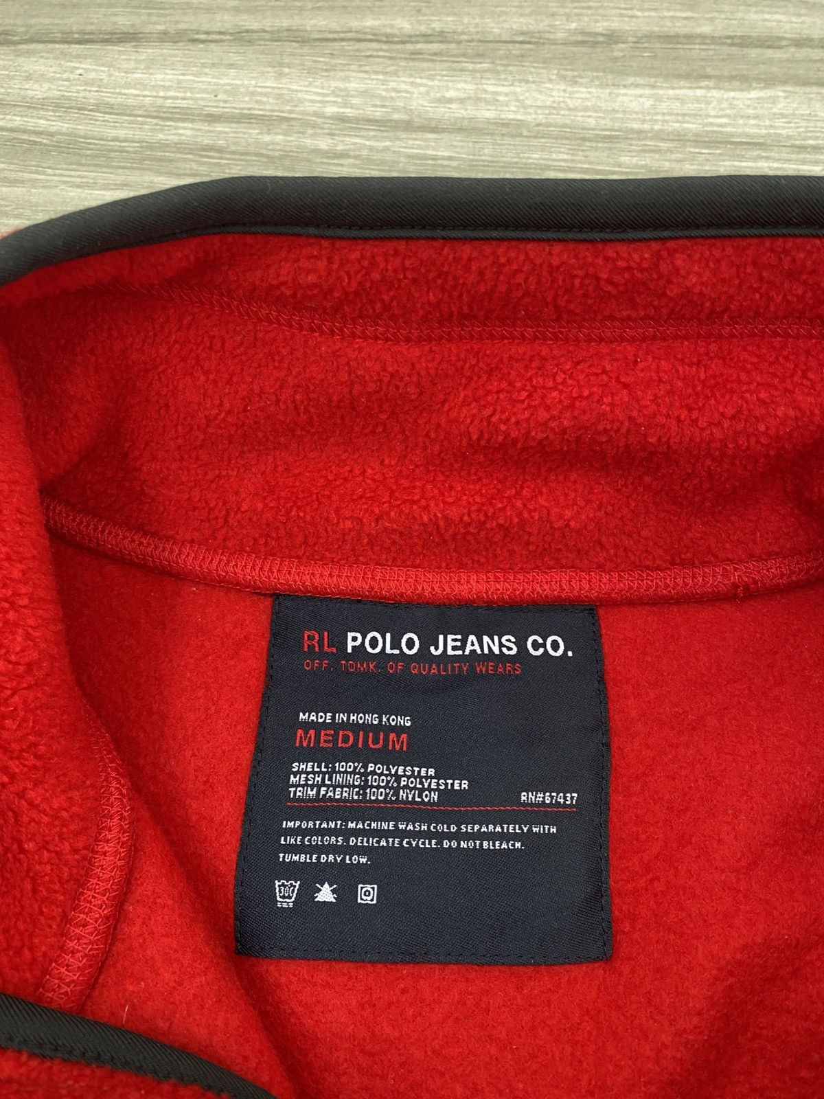 Polo Ralph Lauren VINTAGE POLO RALPH LAUREN FLEECE VEST NYLON HIDE-AWAY HOOD Size US M / EU 48-50 / 2 - 12 Thumbnail